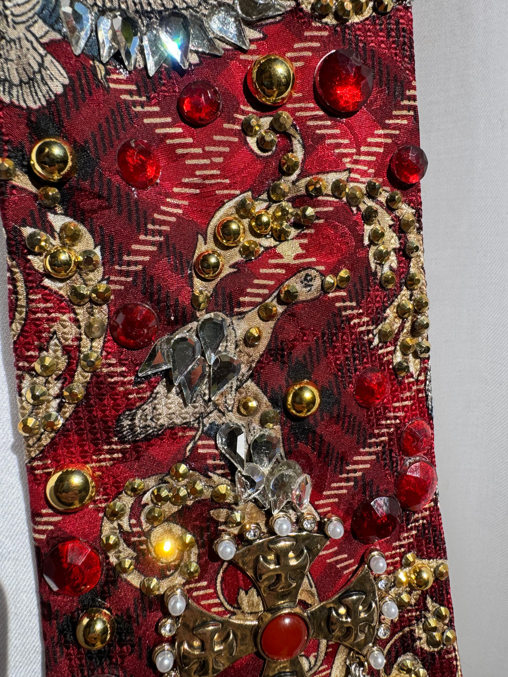 Red Plaid Duck High Class Royalty Tie