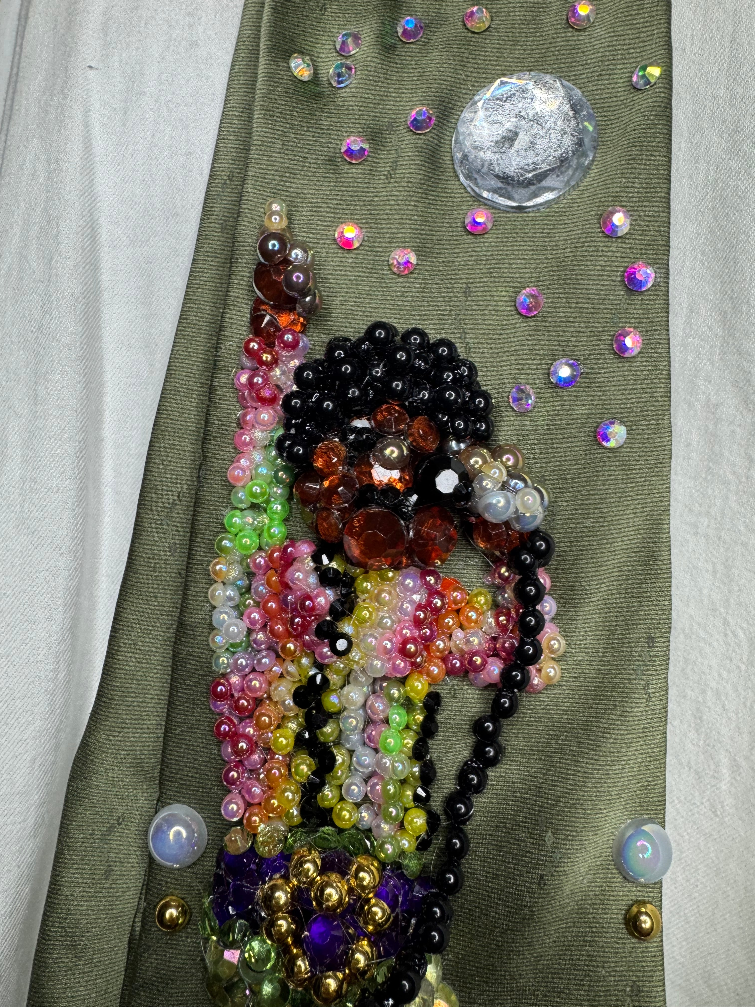 Green Silk Young Michael Jackson Singing “Higher” On Going Back To Indiana Concert Jackson 5 1971 Tie