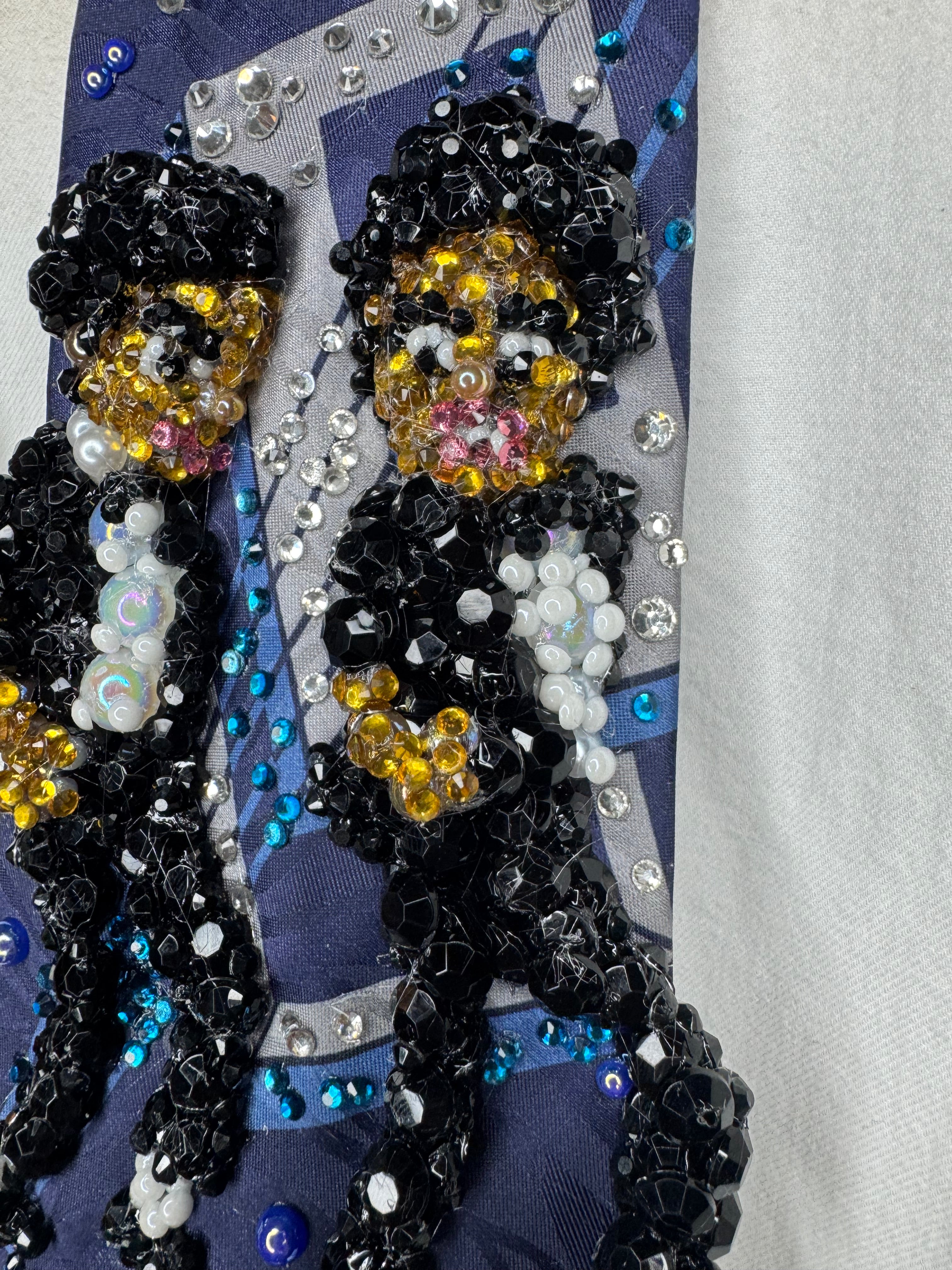 Navy Blue Michael Jackson Double Clone Ending Pose in DSTYGE Music Video Tie