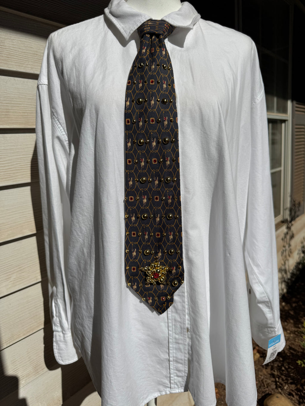 Navy Blue Polo Sport Royalty Tie