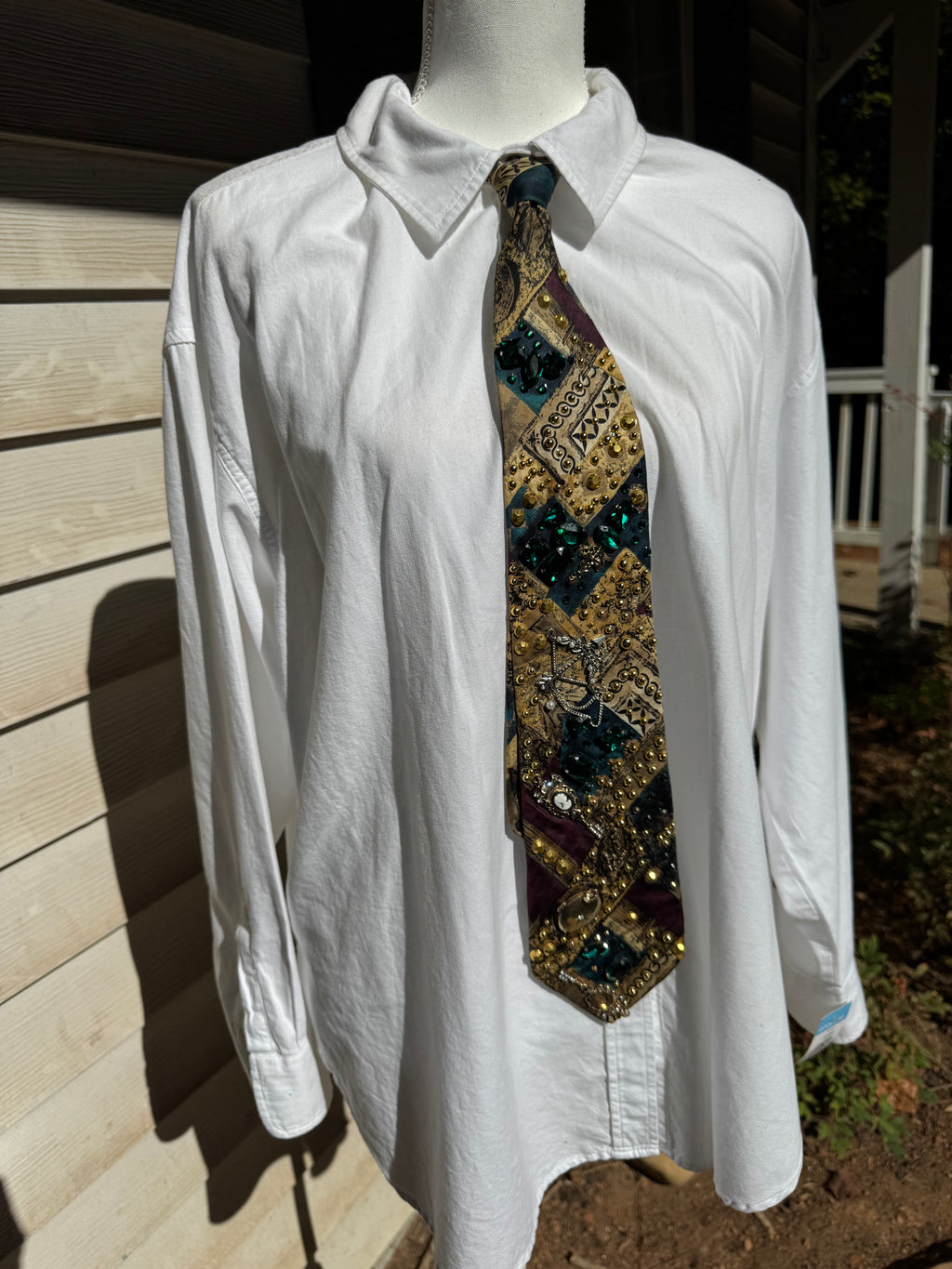 Gold Renaissance Ceiling Printed High Class Royalty Tie