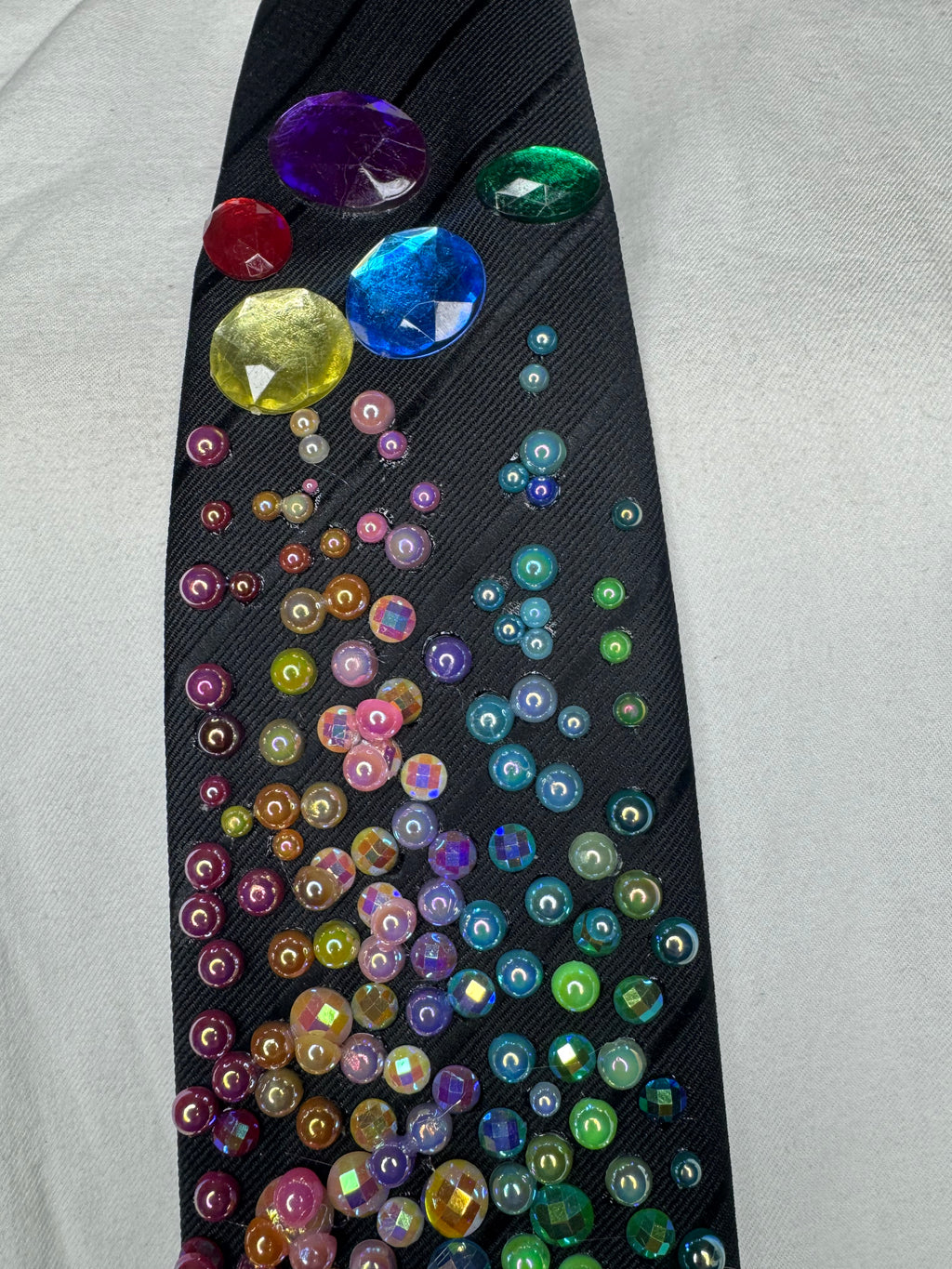 Black Kirby on Star Leaving Rainbow Stardust Tie