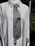 Light Blue Fiji Water Over Jaguar Exotic Royalty Tie