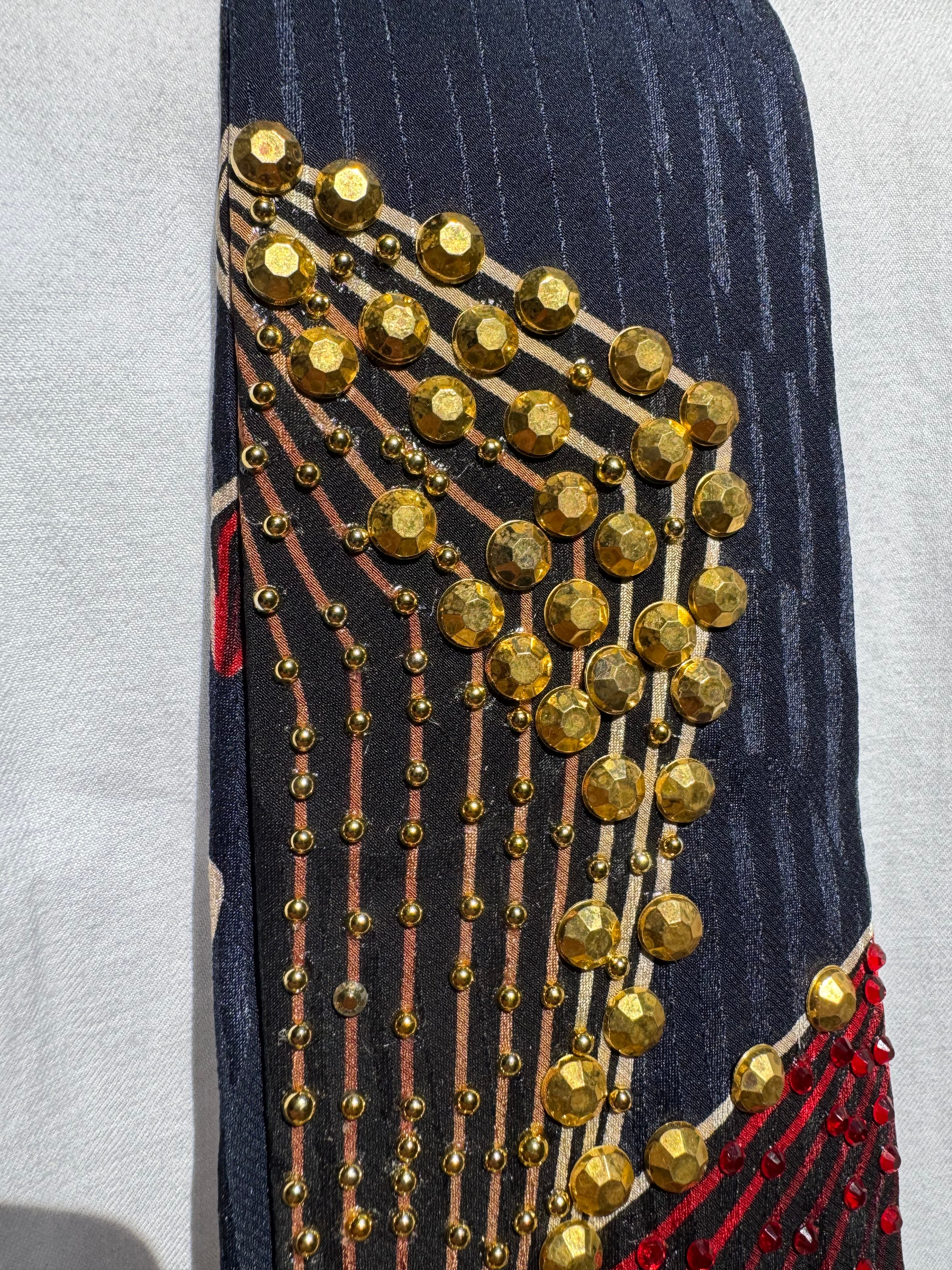 Navy Blue Guitar’s High Class Royalty Music Tie