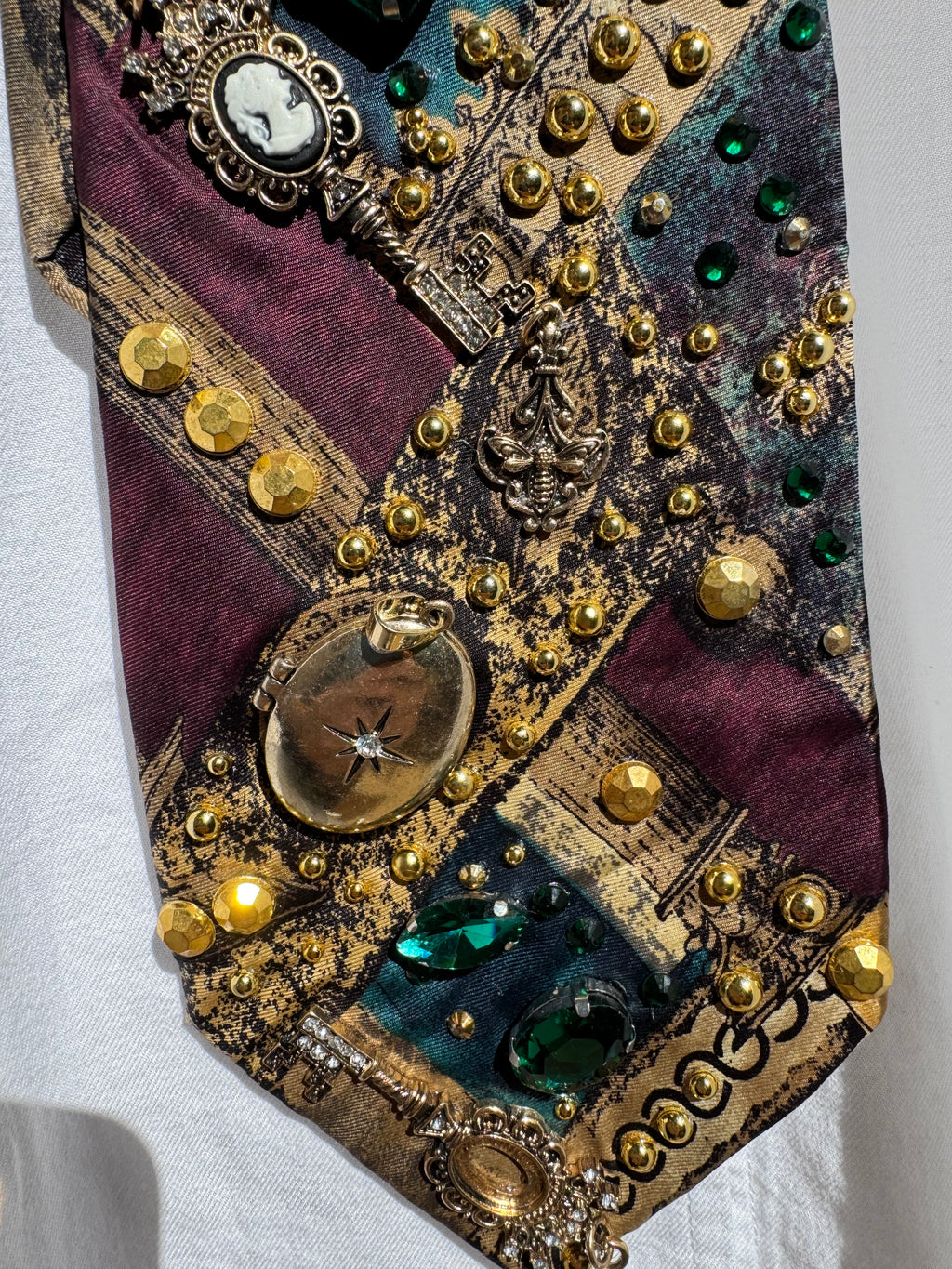 Gold Renaissance Ceiling Printed High Class Royalty Tie
