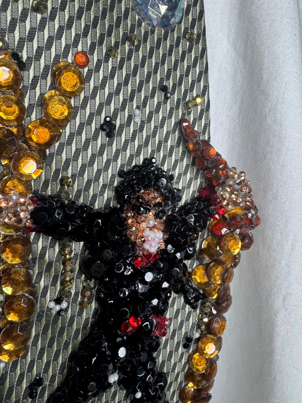 Light Green Michael Jackson Holding onto Trees Singing In Earth Song Music Video Tie