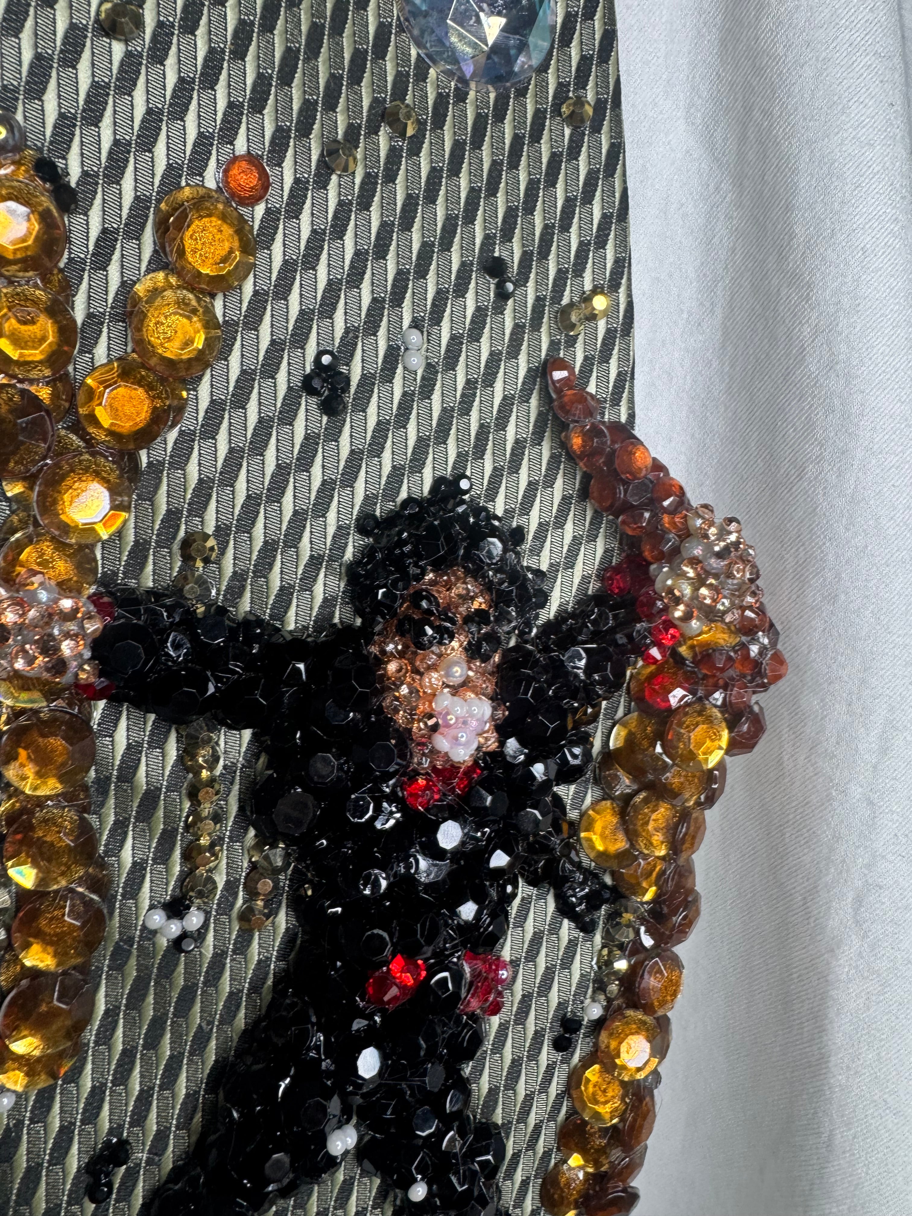 Light Green Michael Jackson Holding onto Trees Singing In Earth Song Music Video Tie