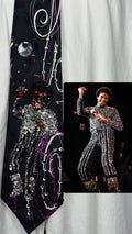 Black Michael Jackson Grooving To Rock With You On Stage Destiny Tour 1979 Tie