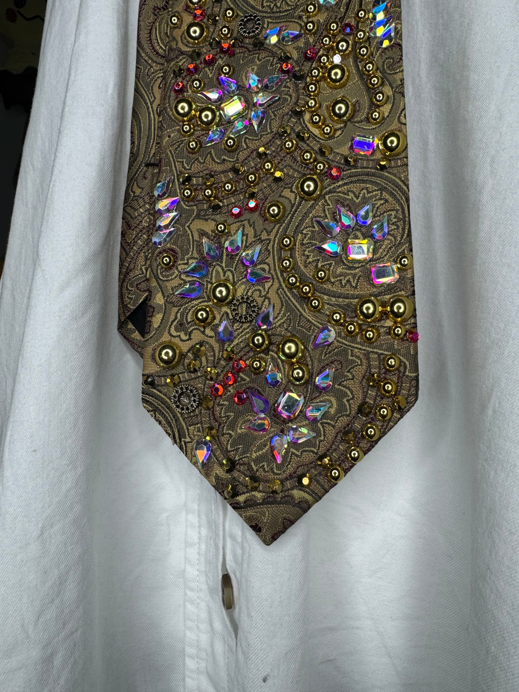 Gold Paisley High Class Royalty Tie