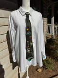 Army Green Out view of the Wildlife Nature Royalty Tie