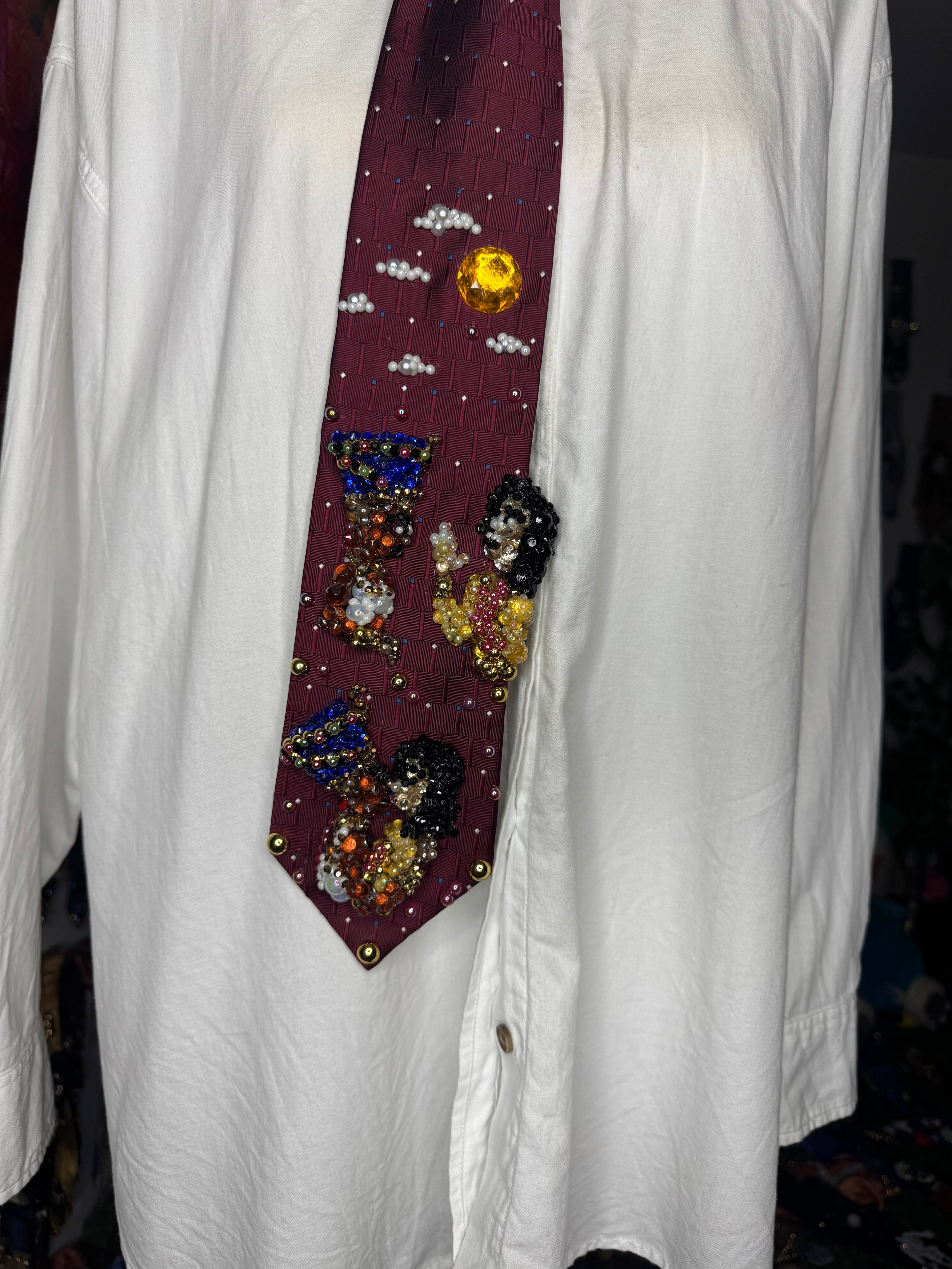 Burgundy Michael Jackson Singing Then Kissing With Iman Double Scene For Remember the Time Short Film Tie