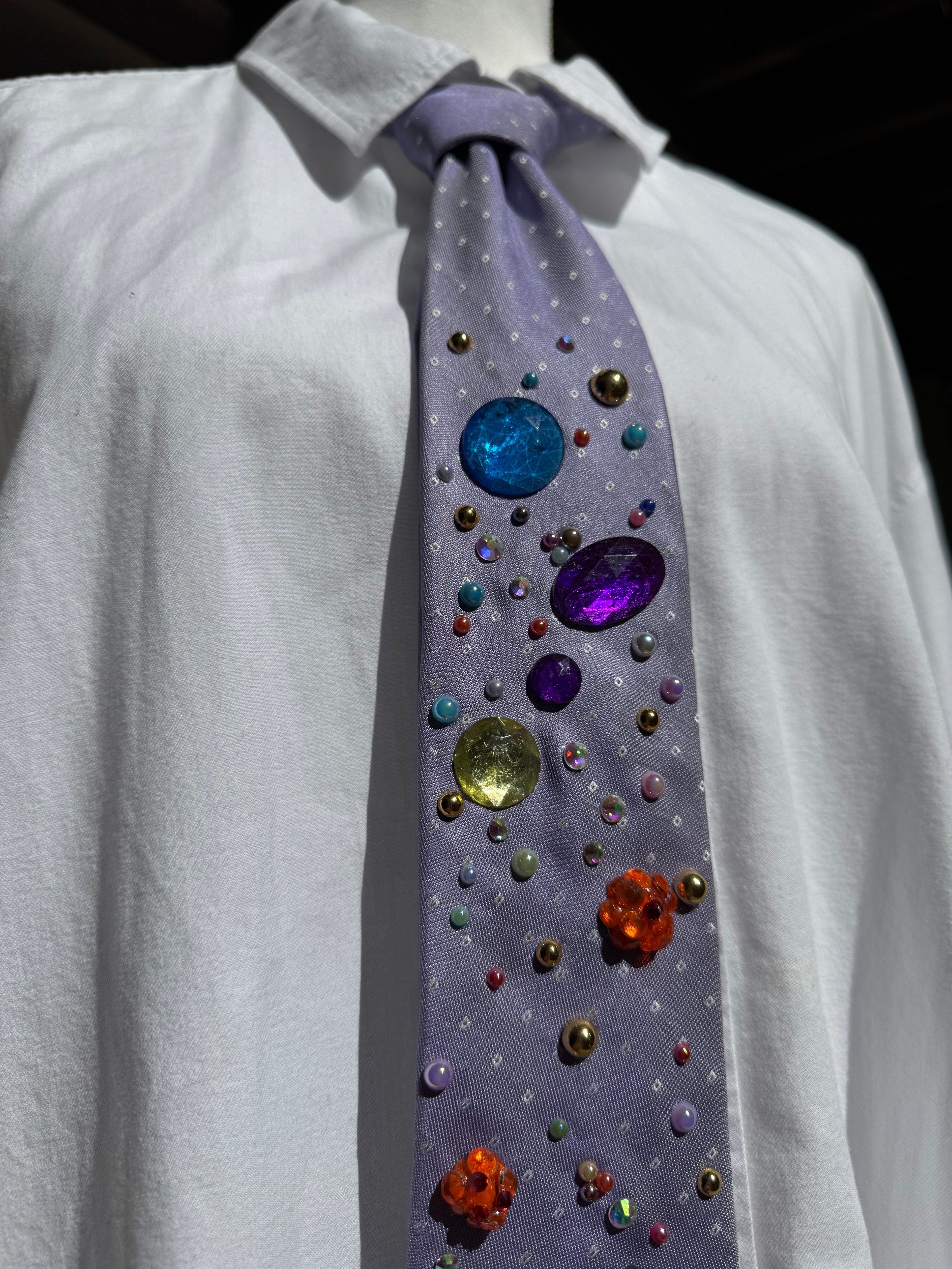 Light Purple Gotenks On Dragon Ball DBZ Tie