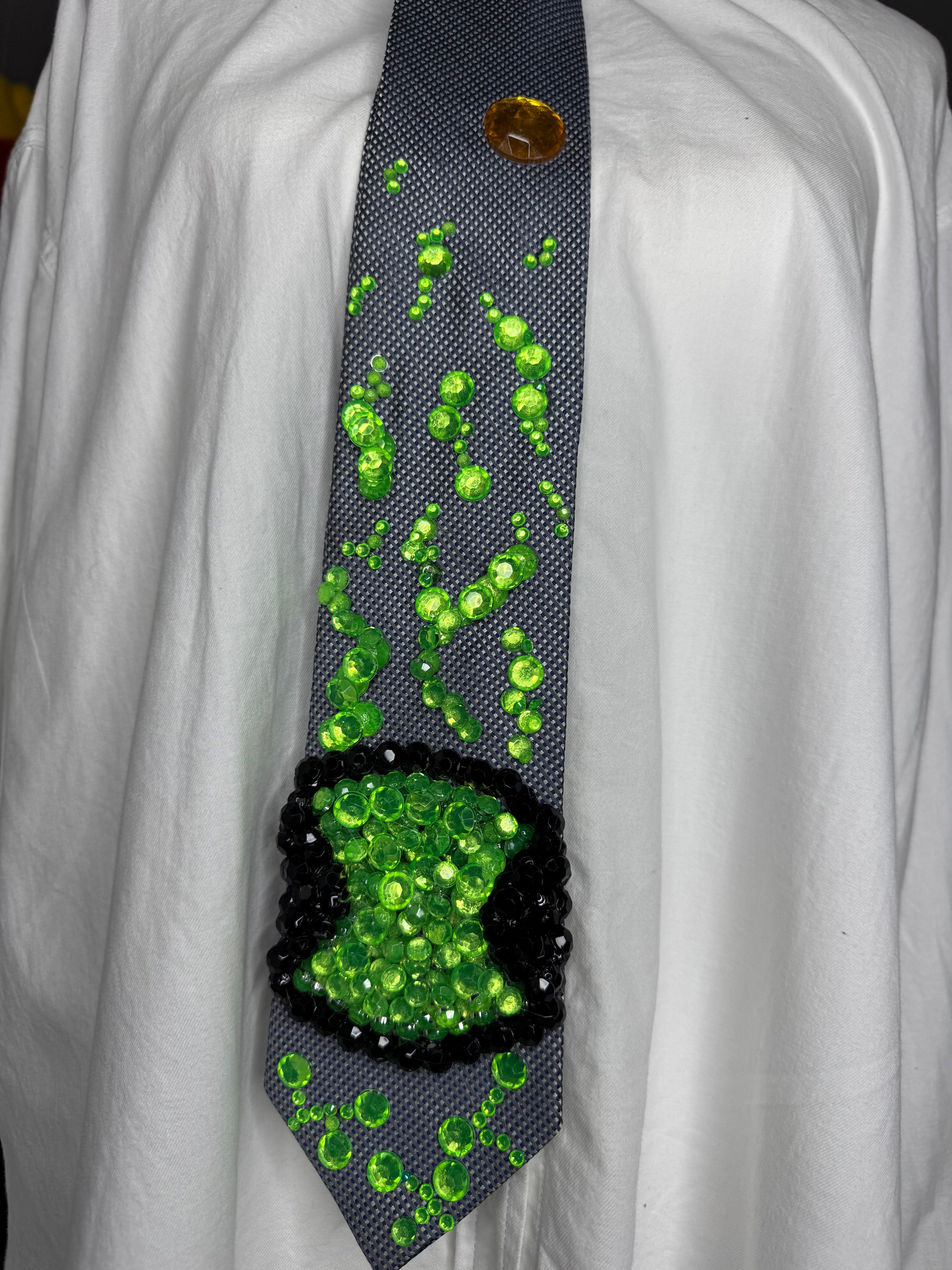 Grey Ben10 Activated Watch Glow in the Dark Tie