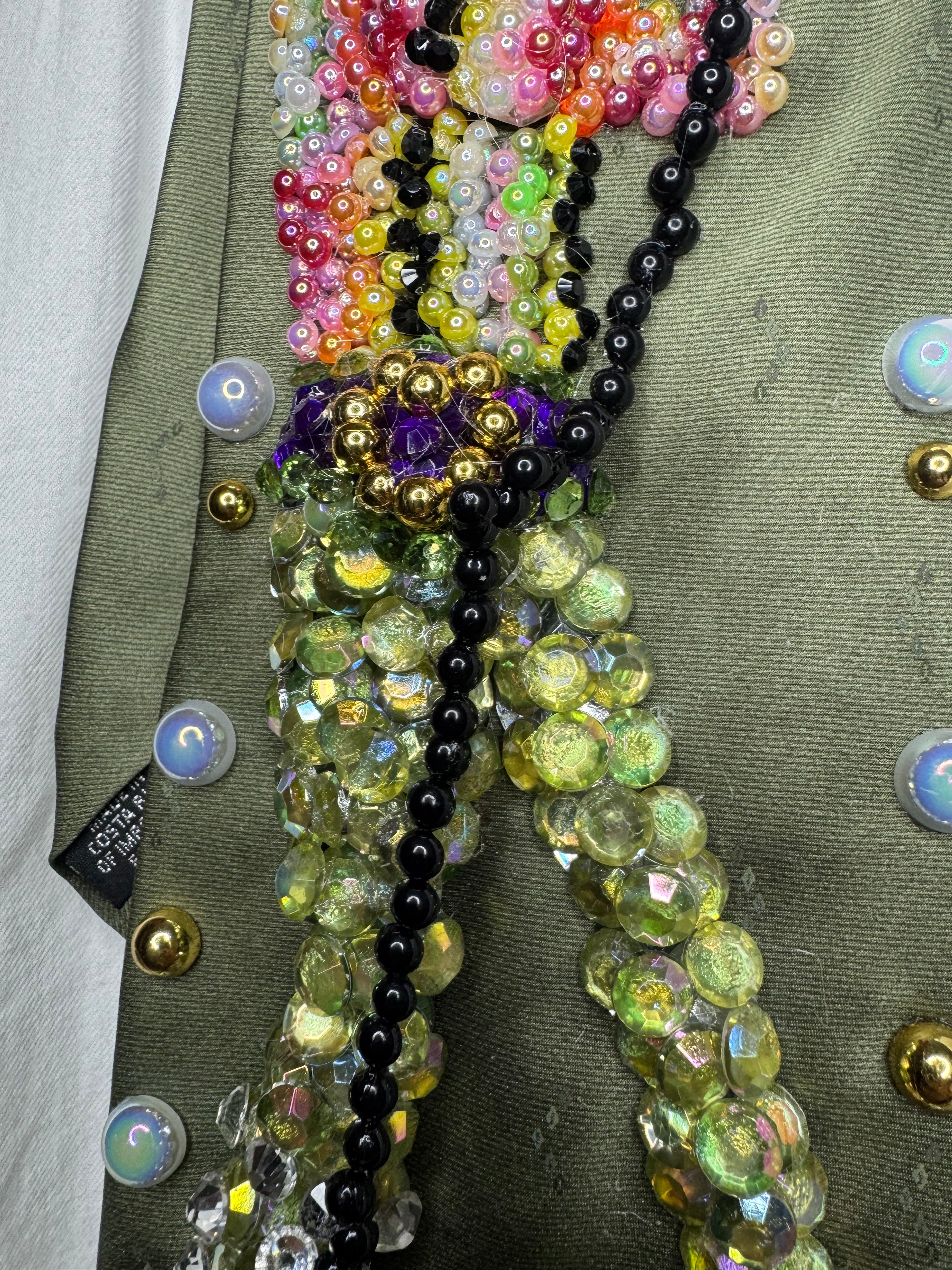 Green Silk Young Michael Jackson Singing “Higher” On Going Back To Indiana Concert Jackson 5 1971 Tie