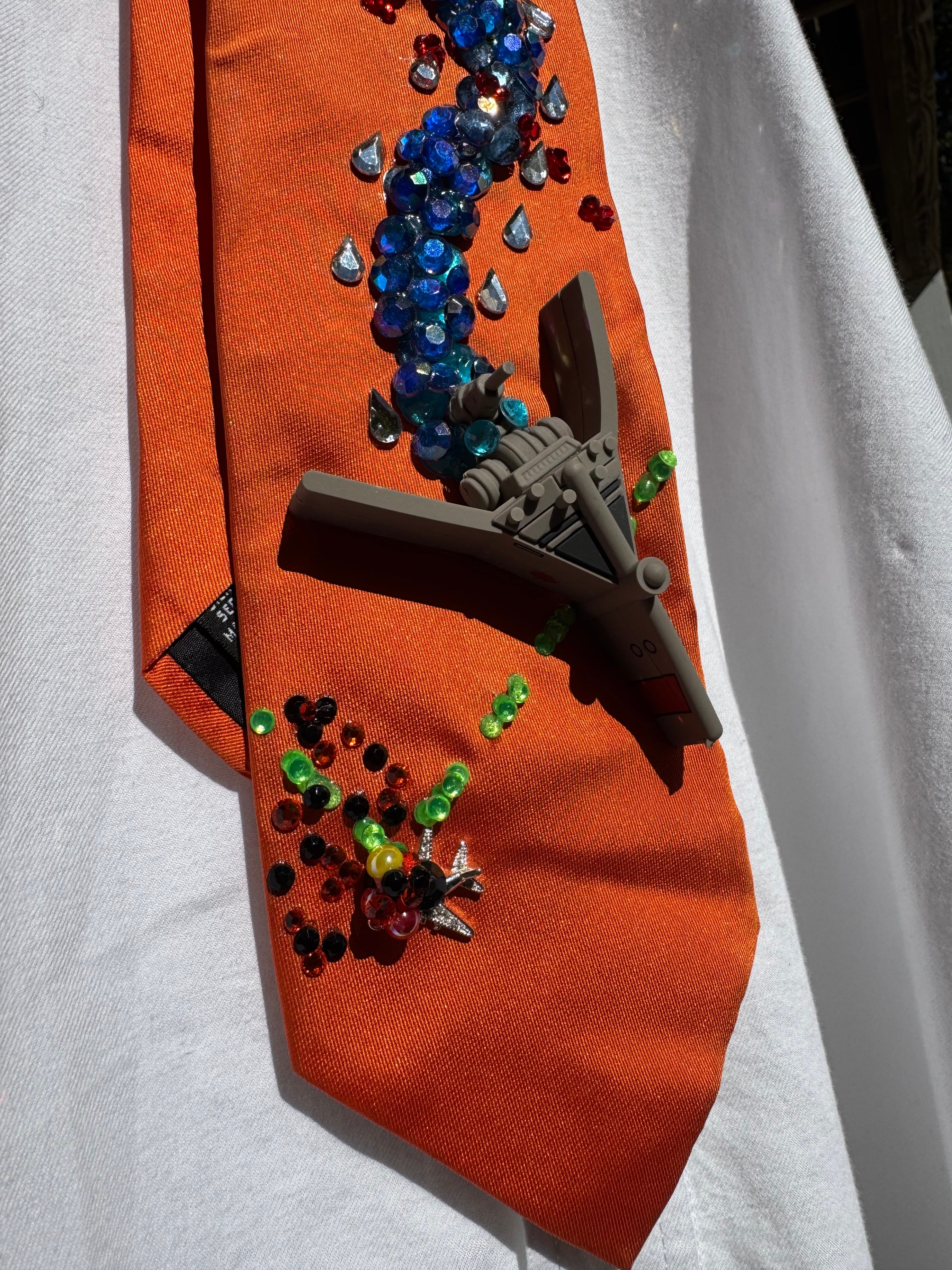 Orange T16 Skyhopper In Combat Star Wars Tie