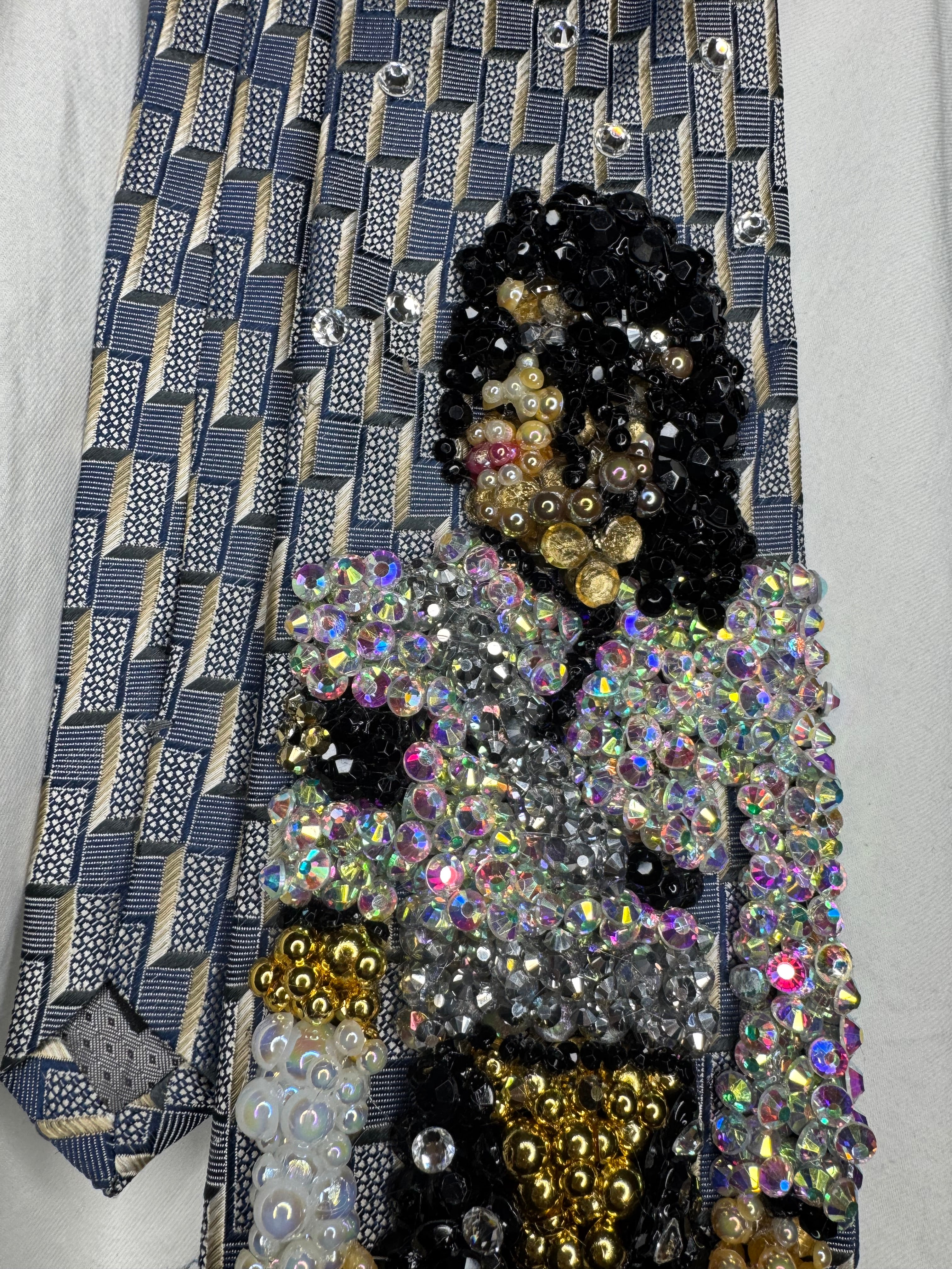 Grey Michael Jackson Iridescent Jackson Aura Farming 3 Minutes At Bucharest Dangerous World Tour 1992 Tie
