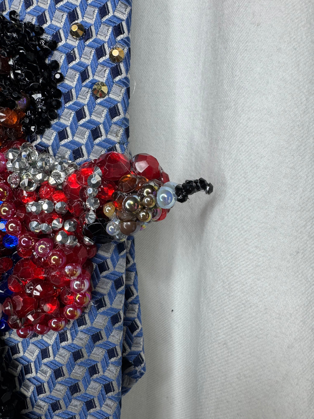 Blue Michael Jackson Hitting Arms Out Thrust Move To Beat It Victory Tour 1984 Tie