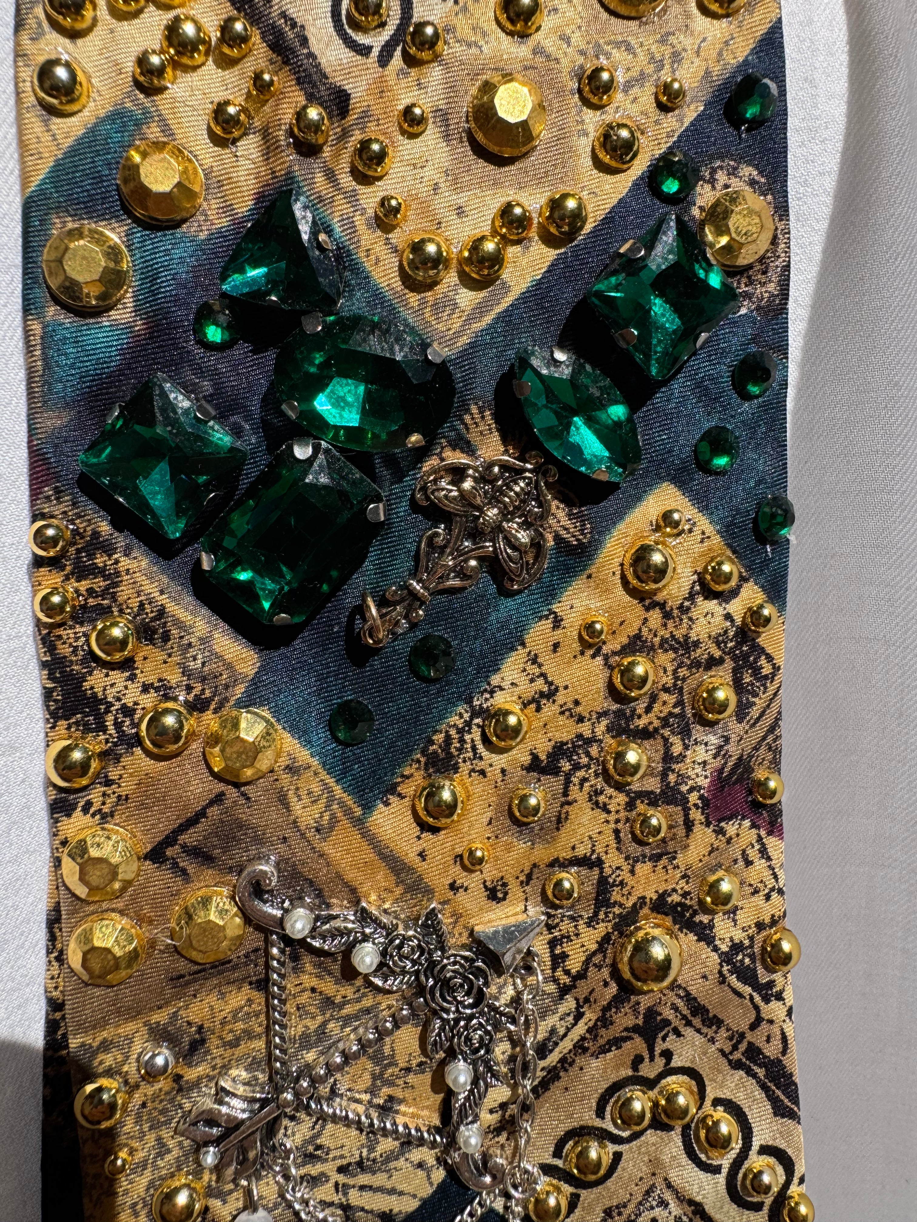 Gold Renaissance Ceiling Printed High Class Royalty Tie