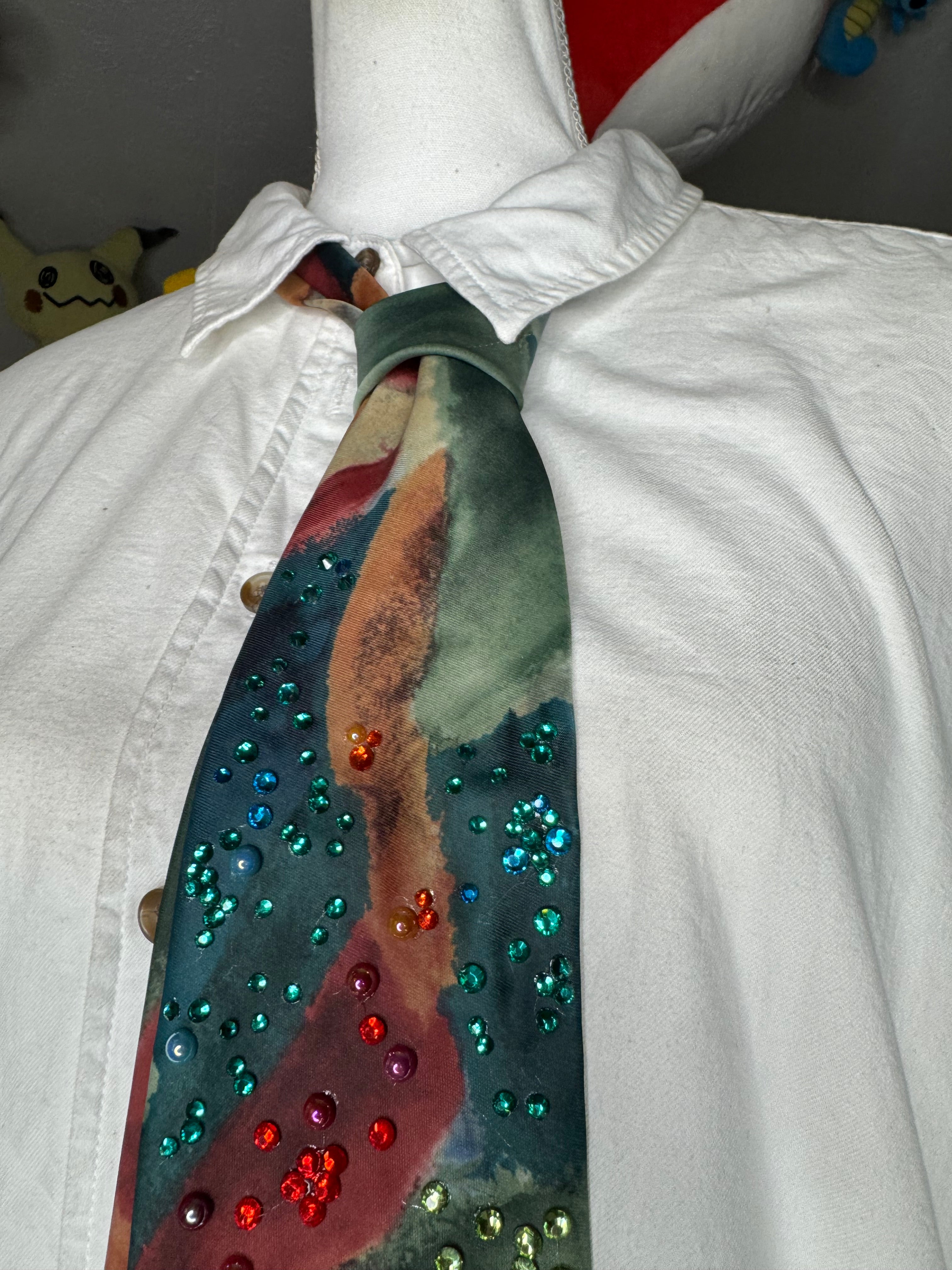 Marbled Ocean Floor Royalty Tie