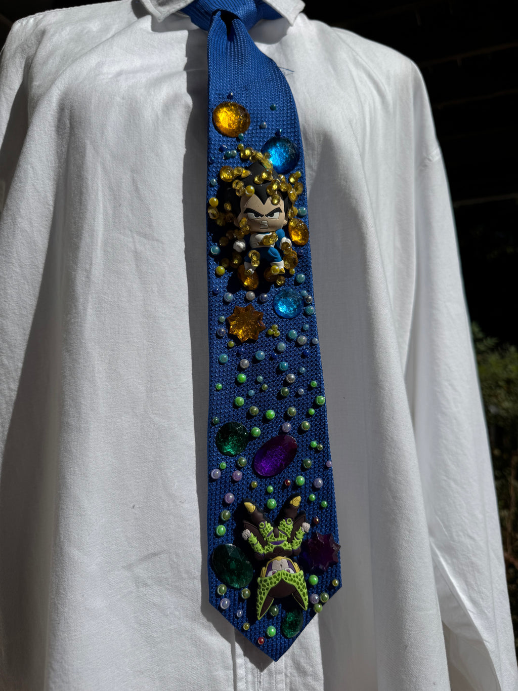 Blue Vegeta Vs Cell Dragon Ball Z Tie