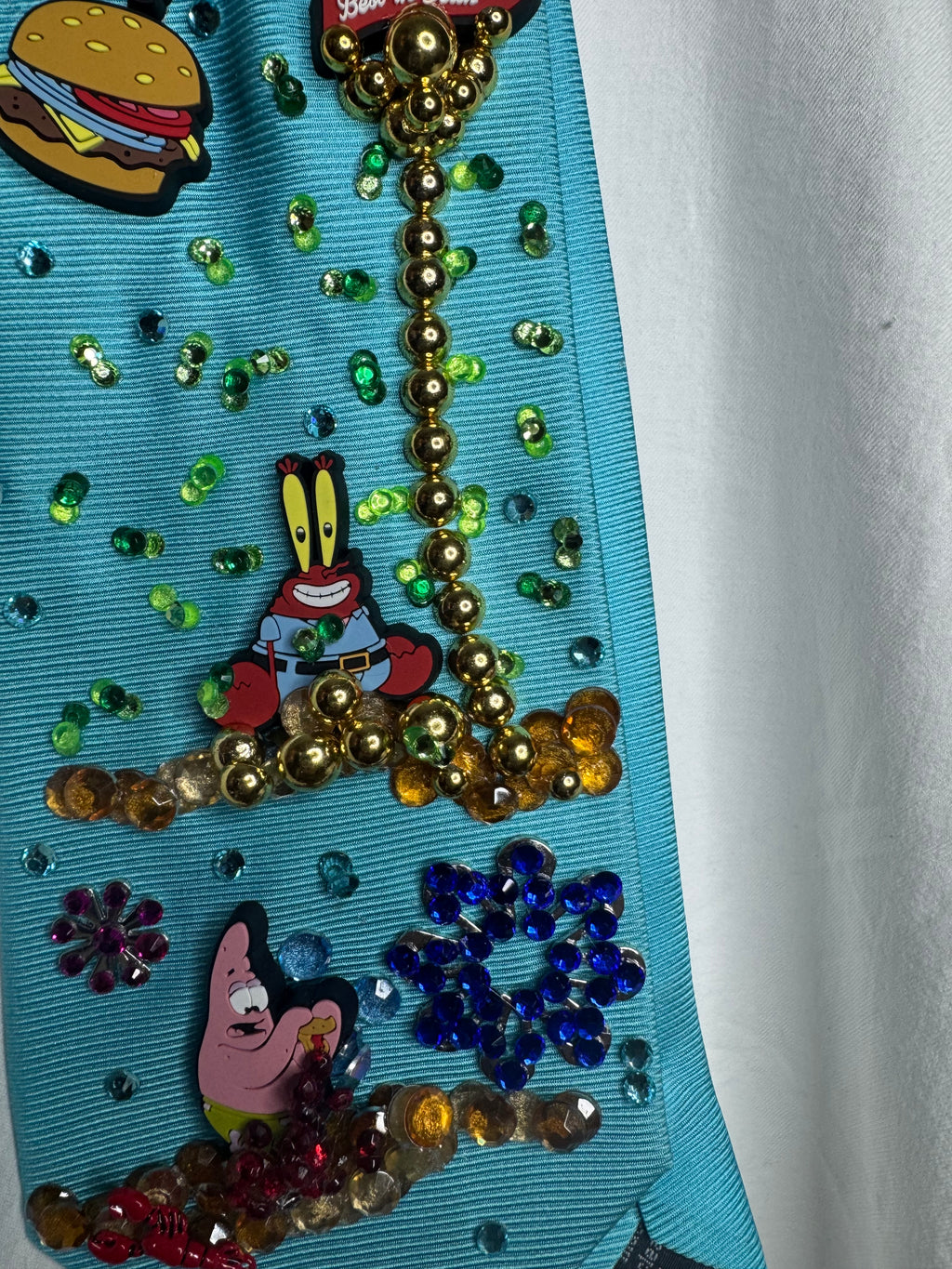 Coral Blue Jackpot at Krusty Krabs Episode Ultimate Spongebob Tie