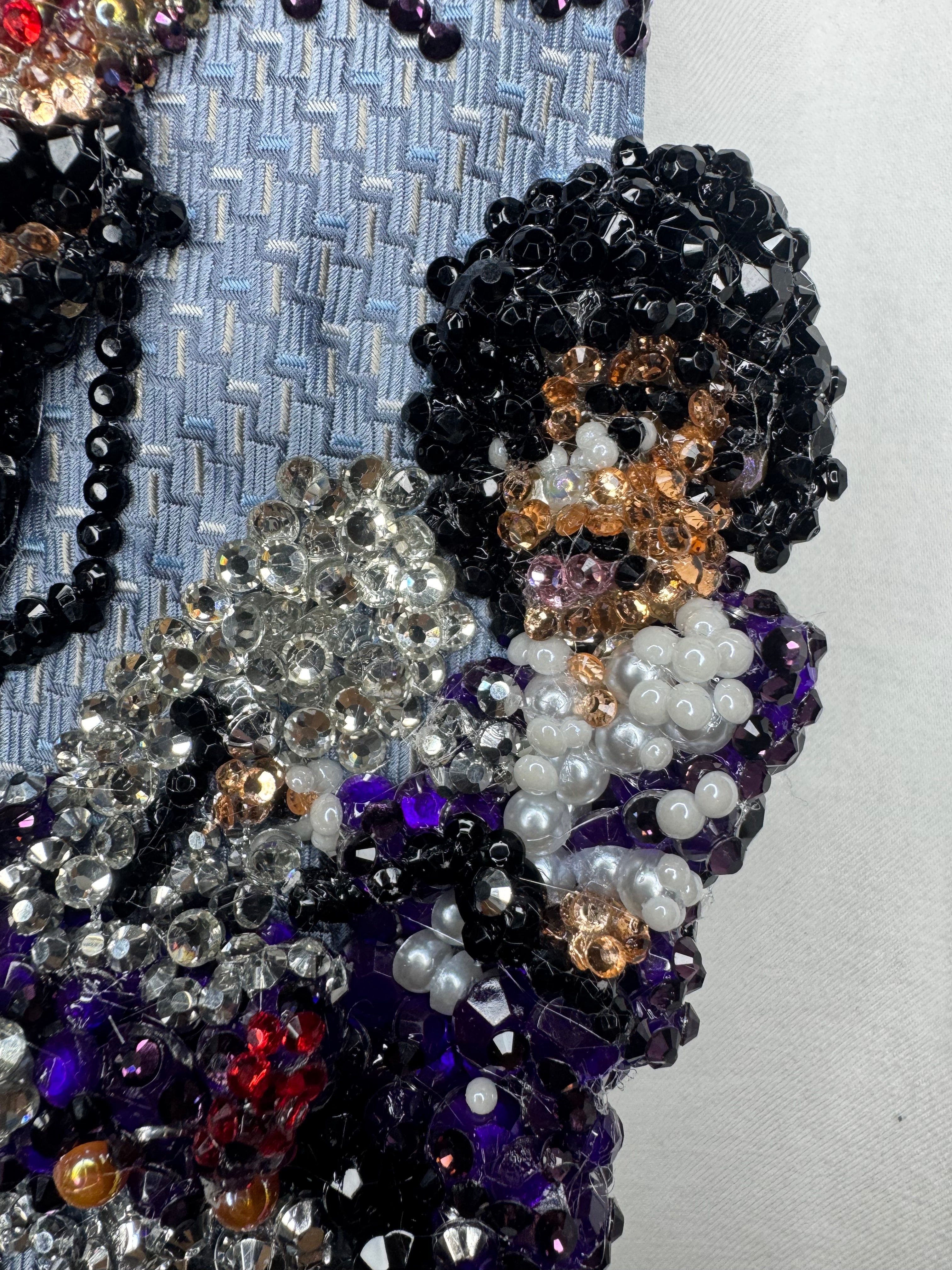 Light Blue Prince & The Revolution Purple Rain Album Cover Tie