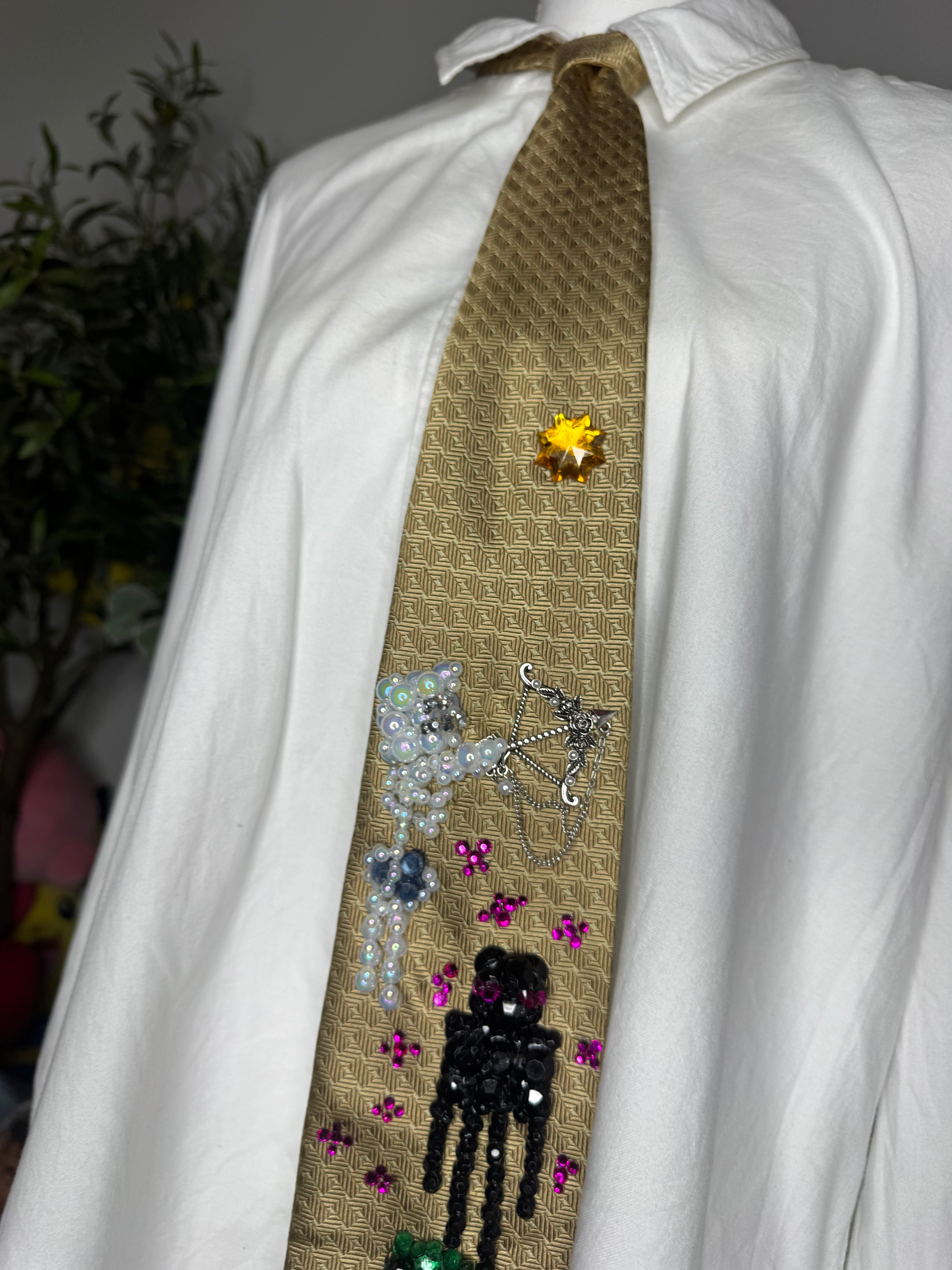 Gold Skeleton, Enderman, and Zombie Ultimate Minecraft Tie