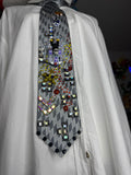 Grey Dry Bones Chasing Star and Dodging Blue Shell on Tetris Road 200cc Mario Kart Tie