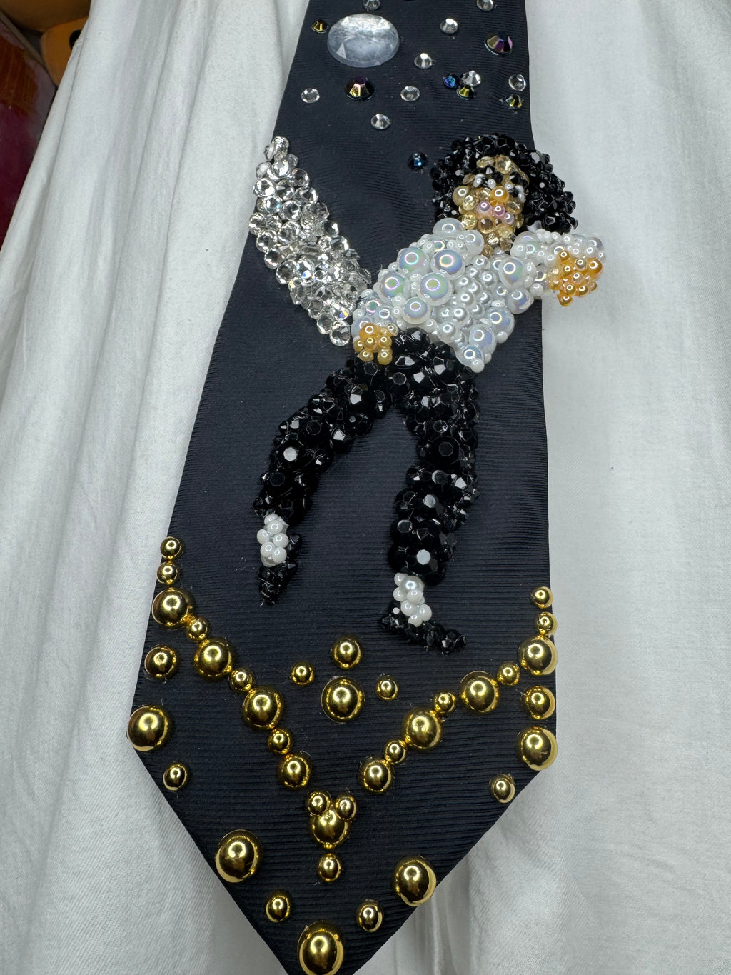Black Michael Jackson Hitting Arm Up Dead Leg Walk In Ghosts Short Film