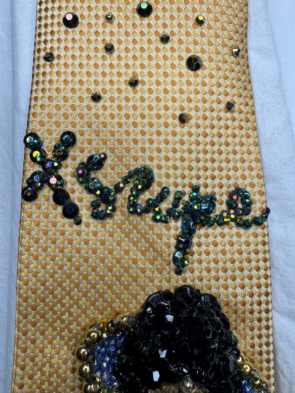 Gold Michael Jackson Xscape Album Cover Tie