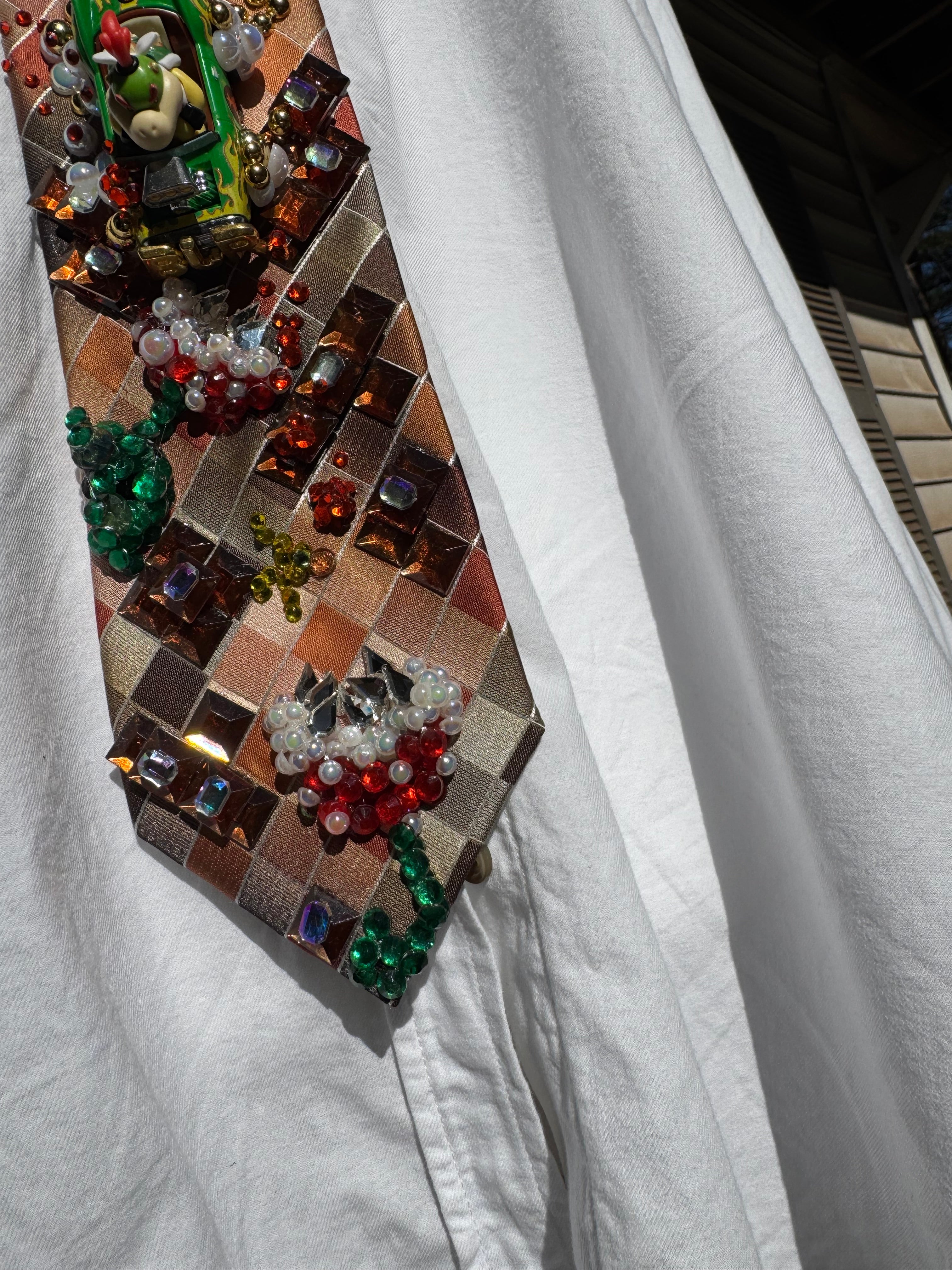 Orange Bowser Js Dodging Piranha Plants on Tetris Road 200cc Mario Kart Tie