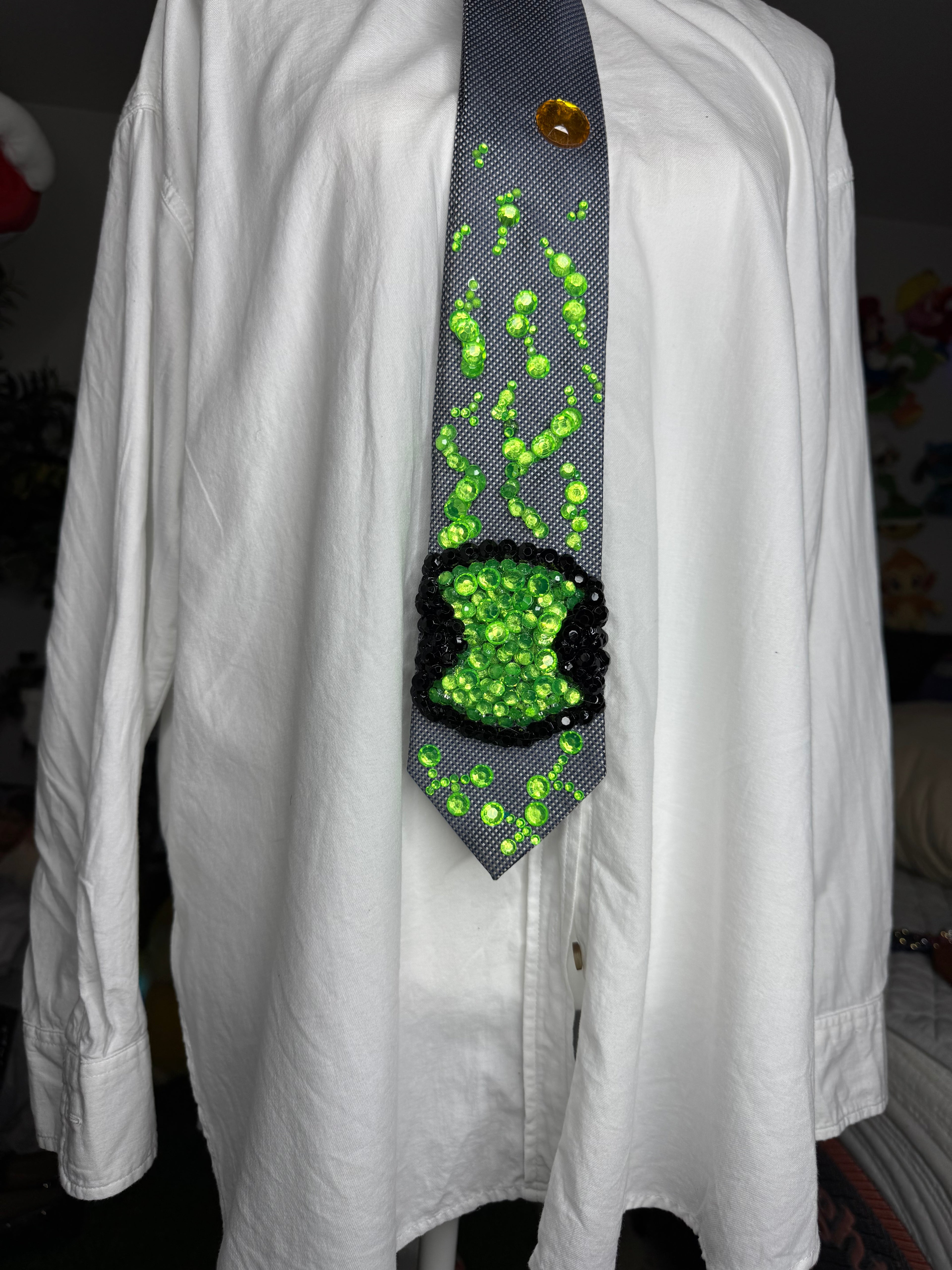 Grey Ben10 Activated Watch Glow in the Dark Tie