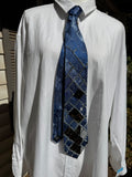 Navy Blue Mirror Mirror on the Wall Royalty Tie