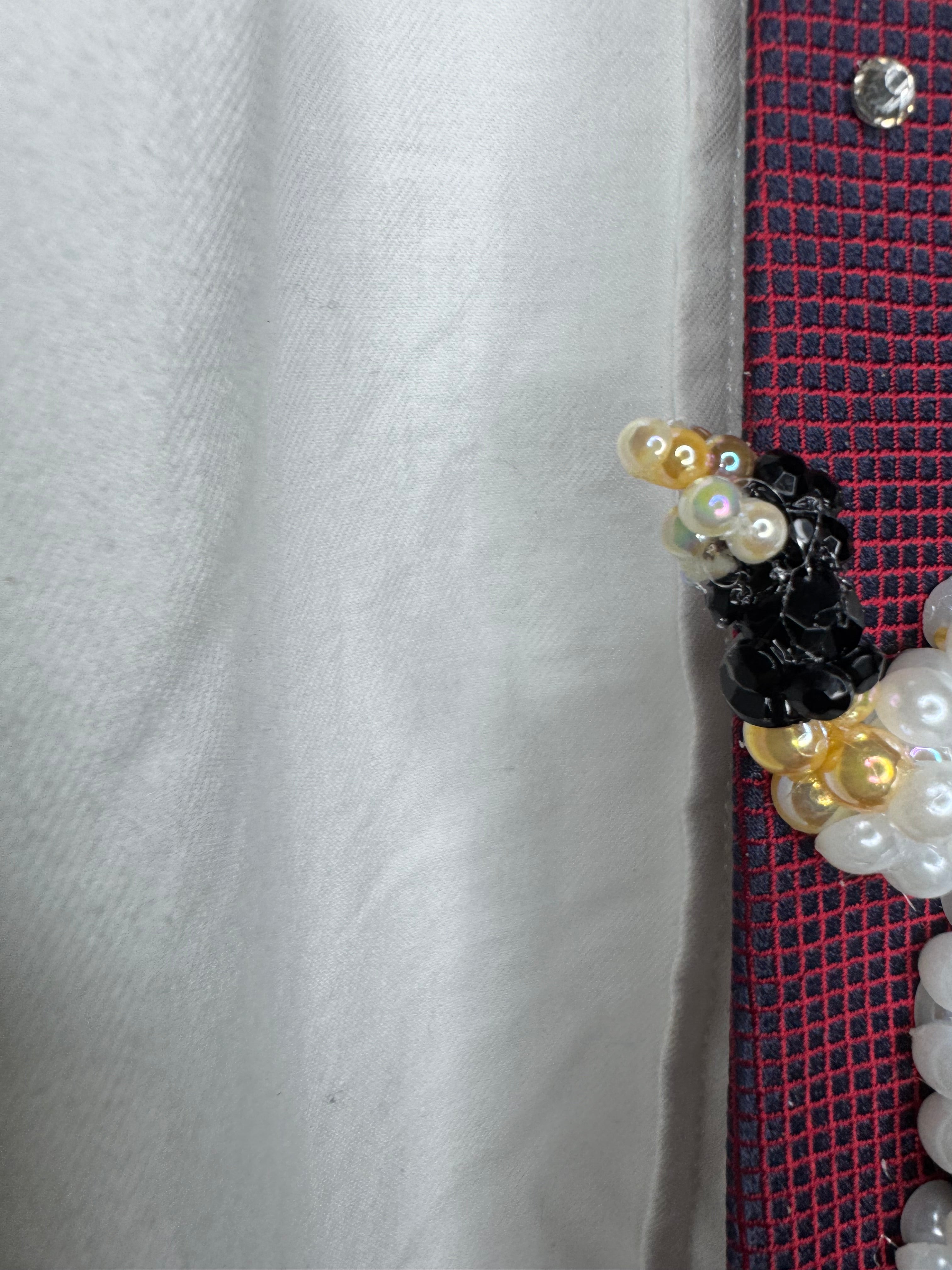 Red Michael Jackson Pointing and Walking To Dirty Diana Bad Tour 1988 Tie