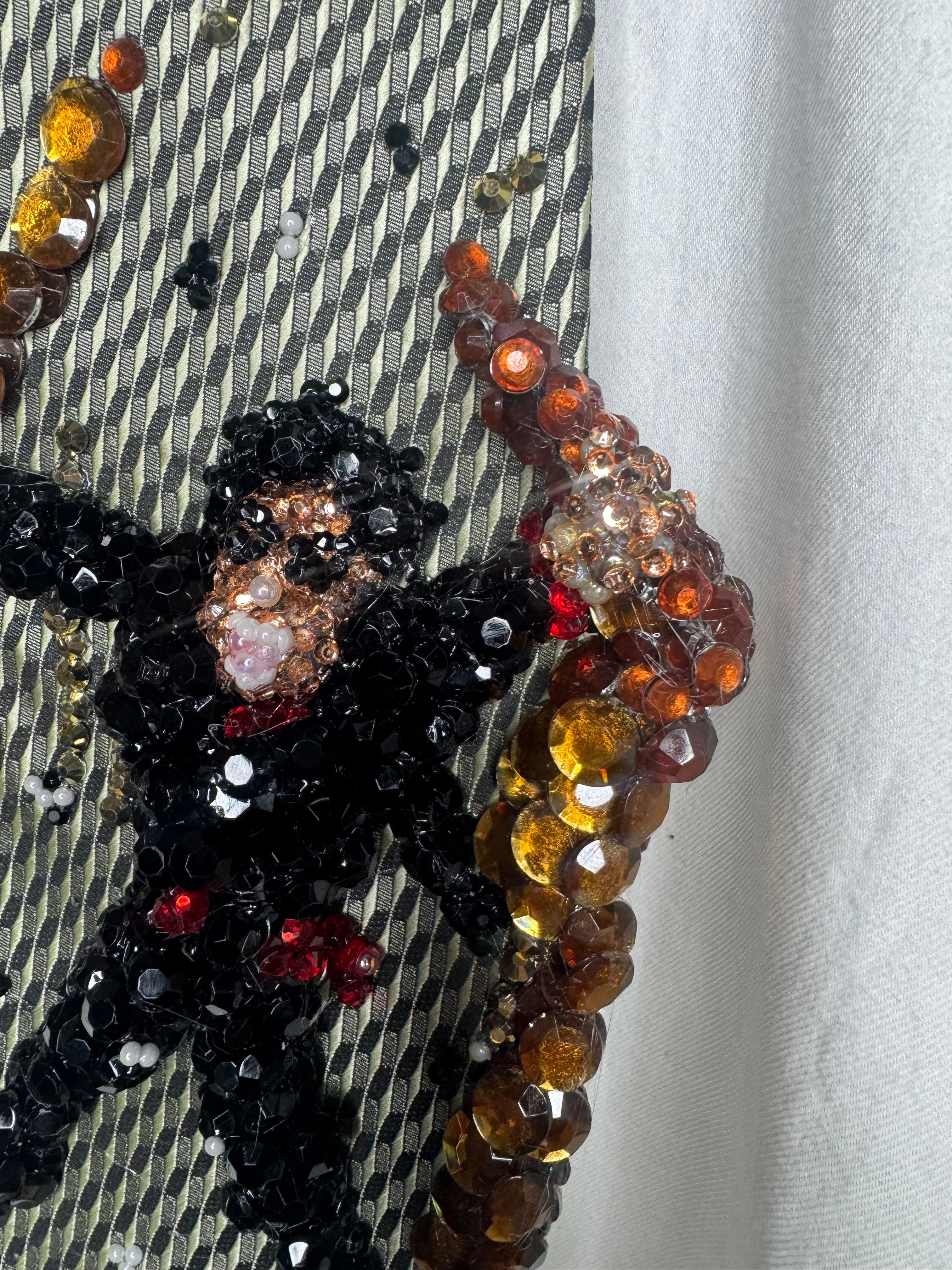 Light Green Michael Jackson Holding onto Trees Singing In Earth Song Music Video Tie