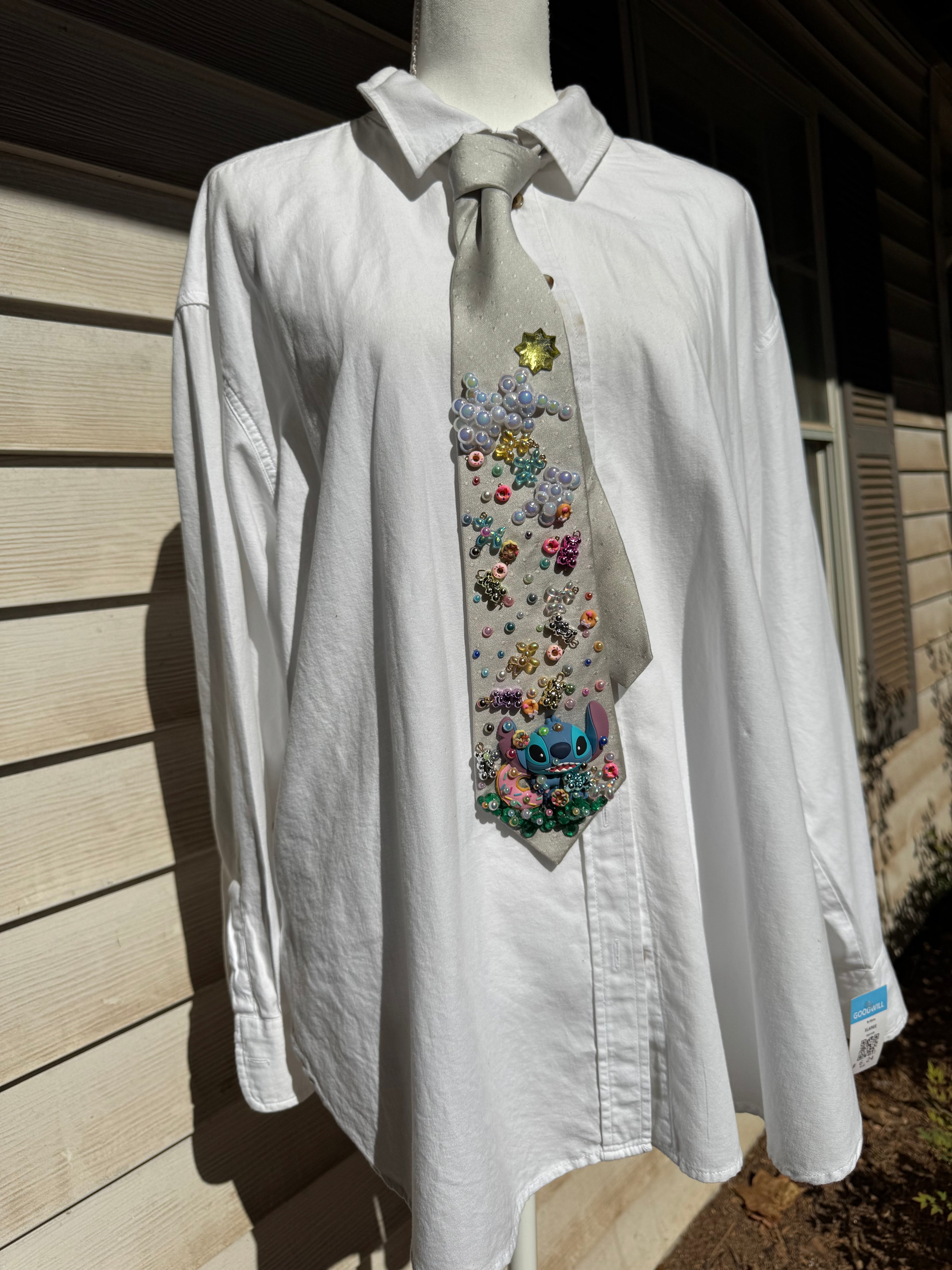 White Candy And Donut Rain on Stitch Movie Tie