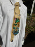Gold Lion Head Tropical Water Fountain Royalty Tie