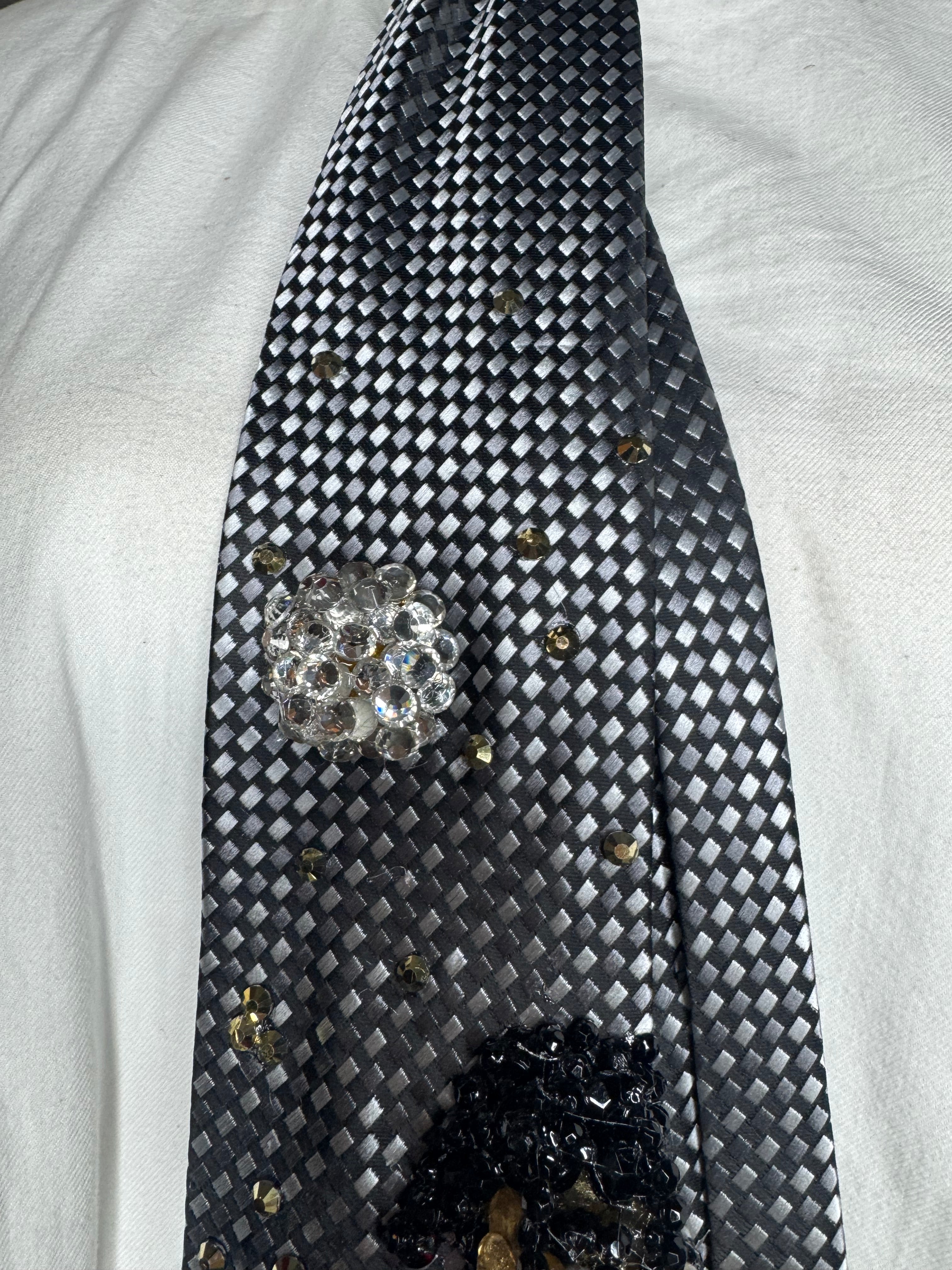 Grey Michael Jackson Hitting Jacket Spread Hip Thrust Move in Beat Music Video Tie