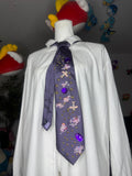 Purple Clouds and Pink Airplanes Pilot Tie