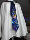 Indigo Purple Princess Peach Throwing Blue Shell on Icy Glacier Road 200cc Mario Kart Tie