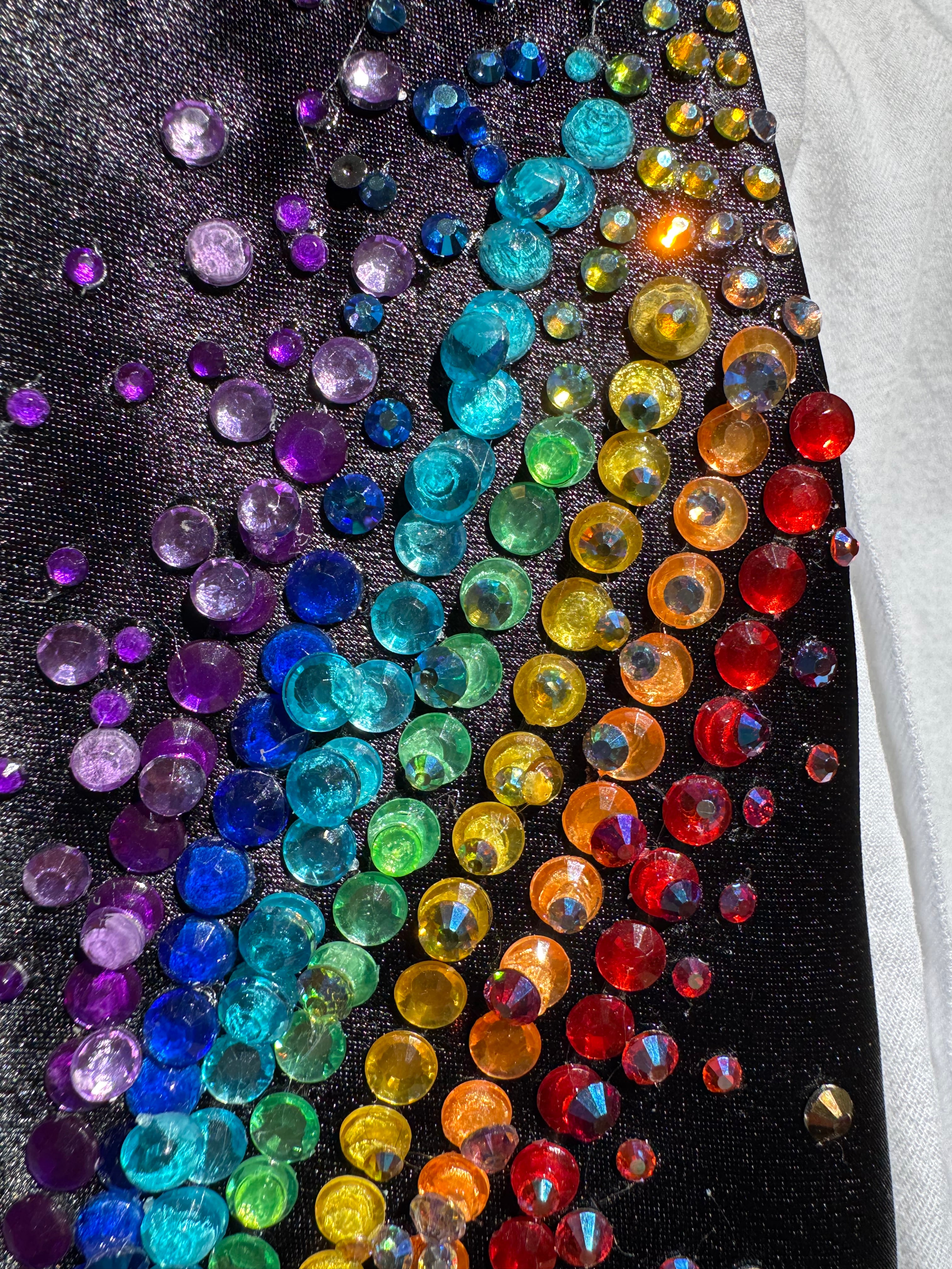 Black Silk Kirby on Star Leaving Rainbow Stardust Road Behind Tie