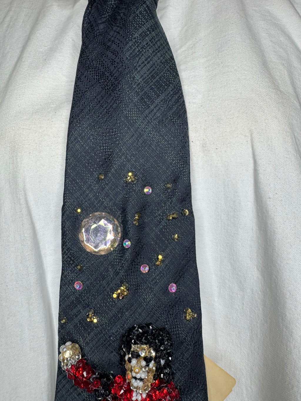 Black Michael Jackson Blood On the Dance Floor Single Cover Tie