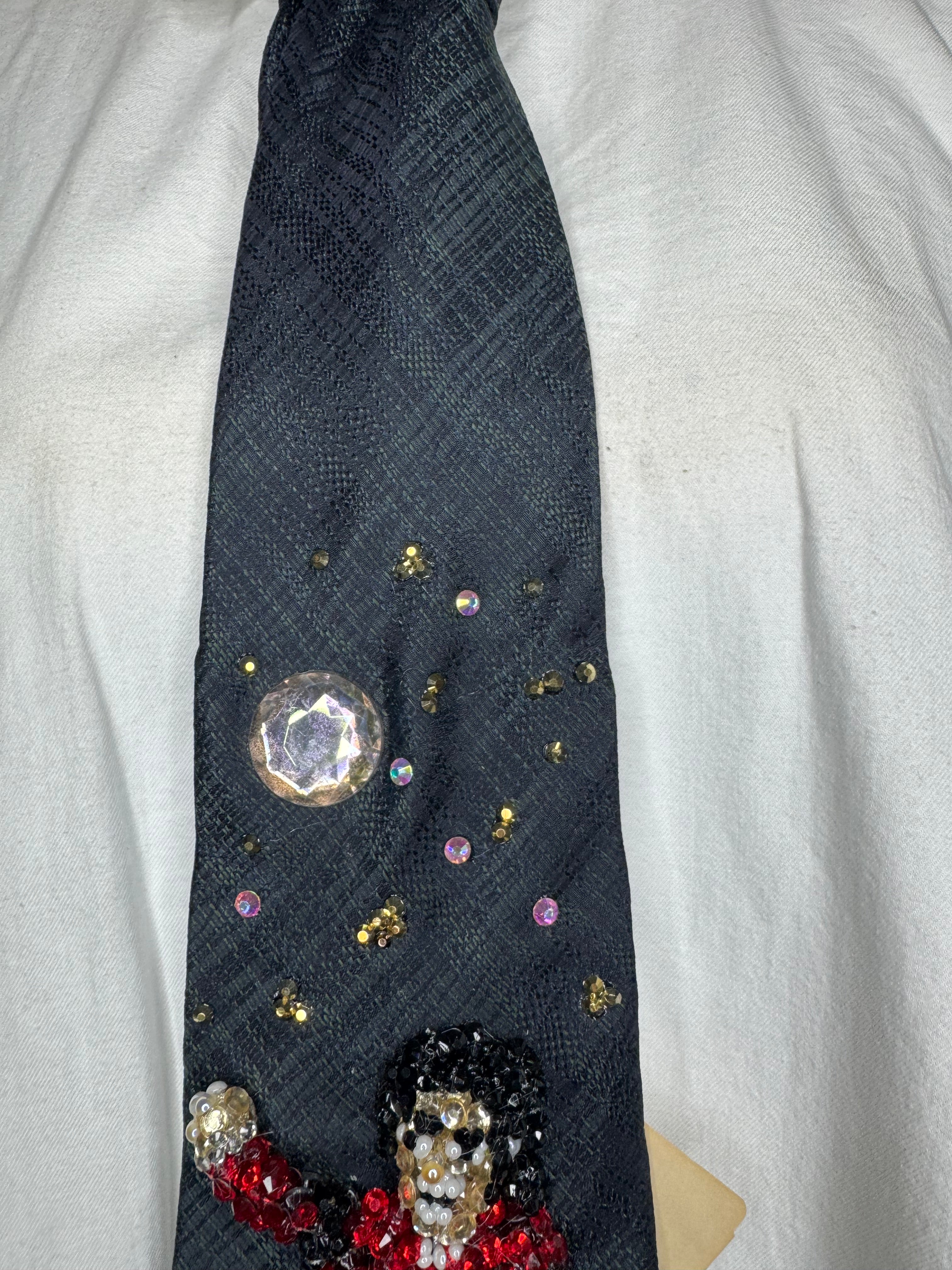 Black Michael Jackson Blood On the Dance Floor Single Cover Tie