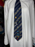 Navy Blue Ravenclaw Club Charmed Harry Potter Tie
