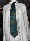 Dark Turquoise Kentucky Dirby Royalty Tie