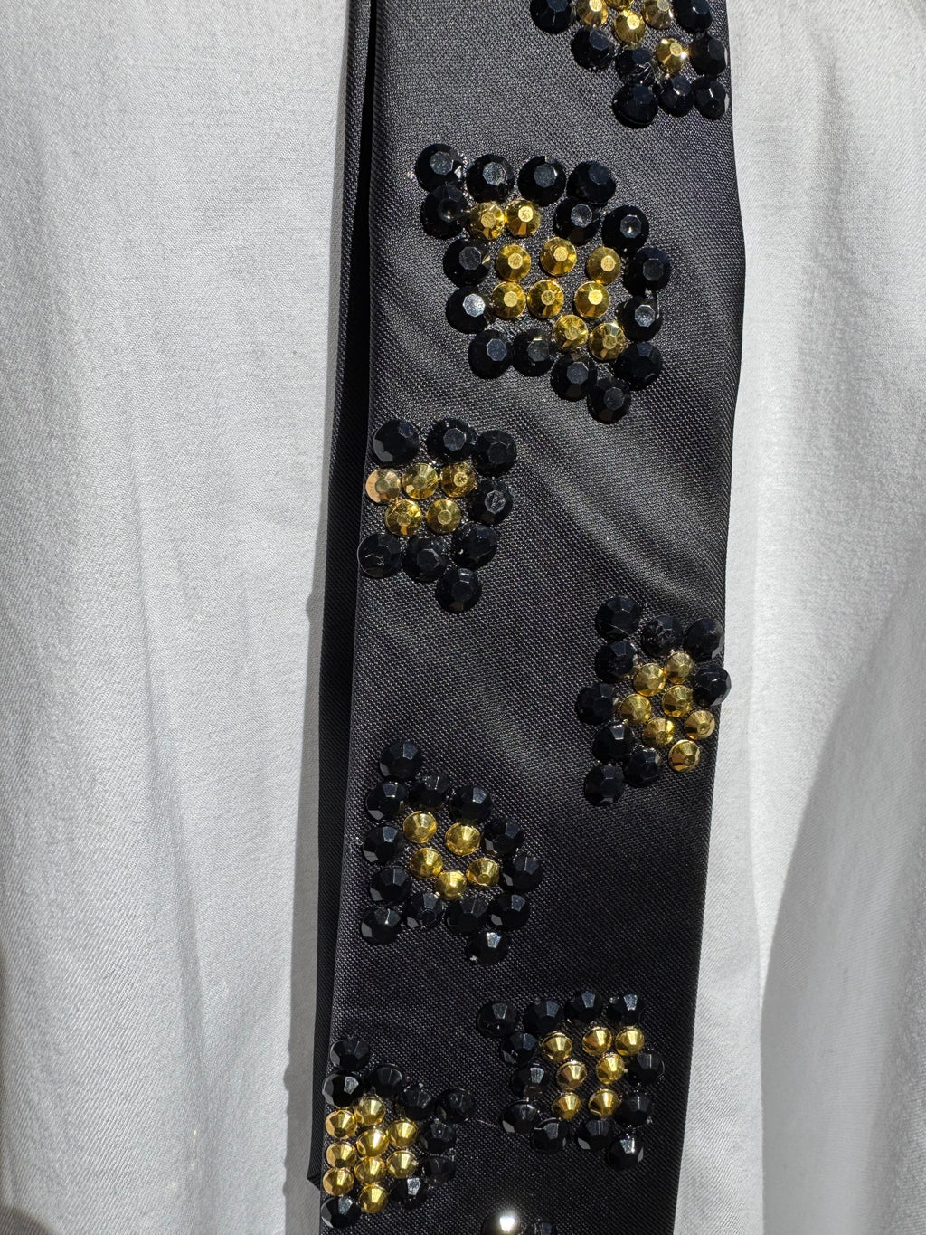 Black Cheetah Print Nature Royalty Tie