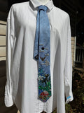 Light Blue Jurassic Park Dinosaur Era Tie