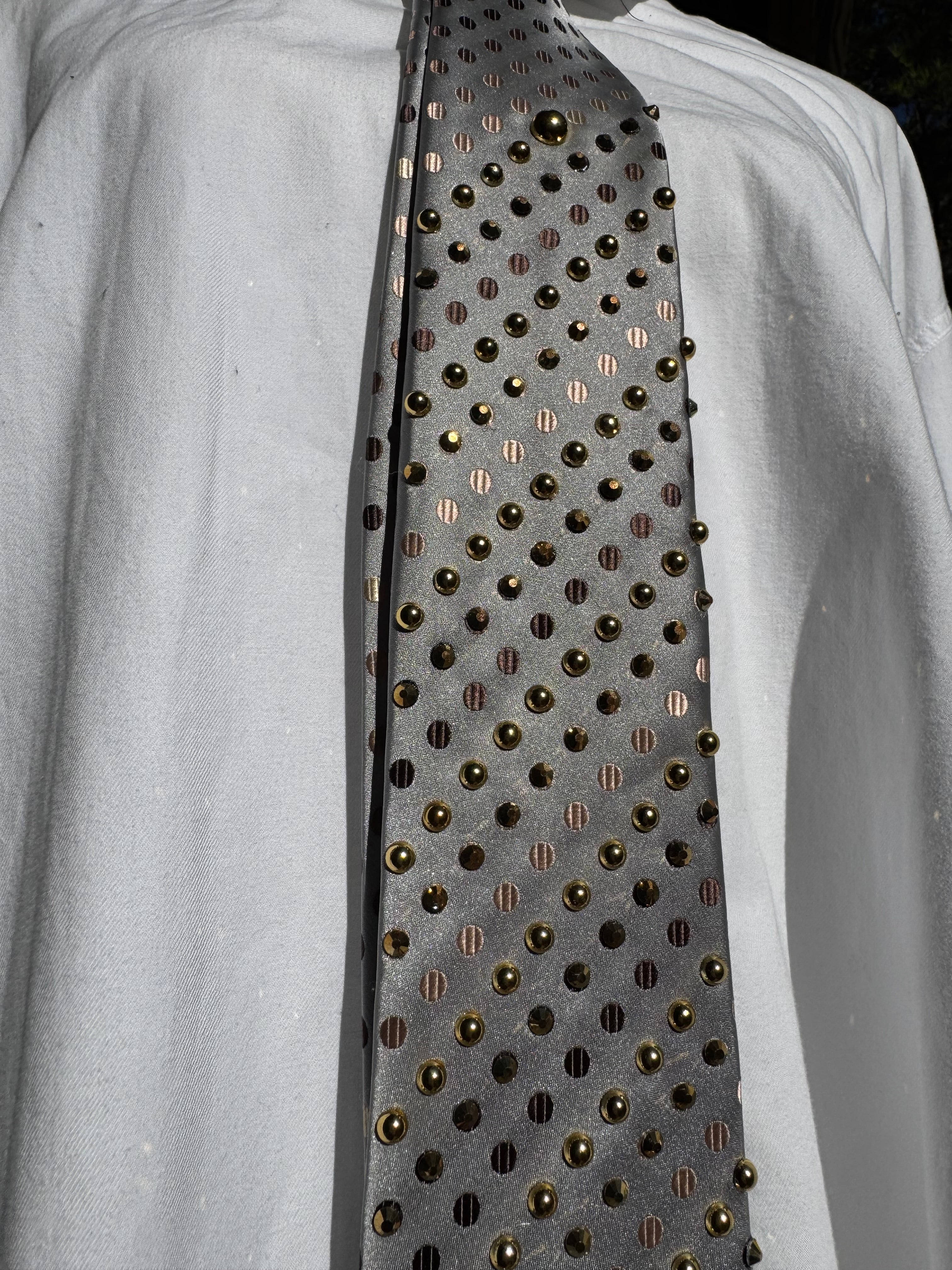 Grey Jaguar Head High Class Royalty Tie