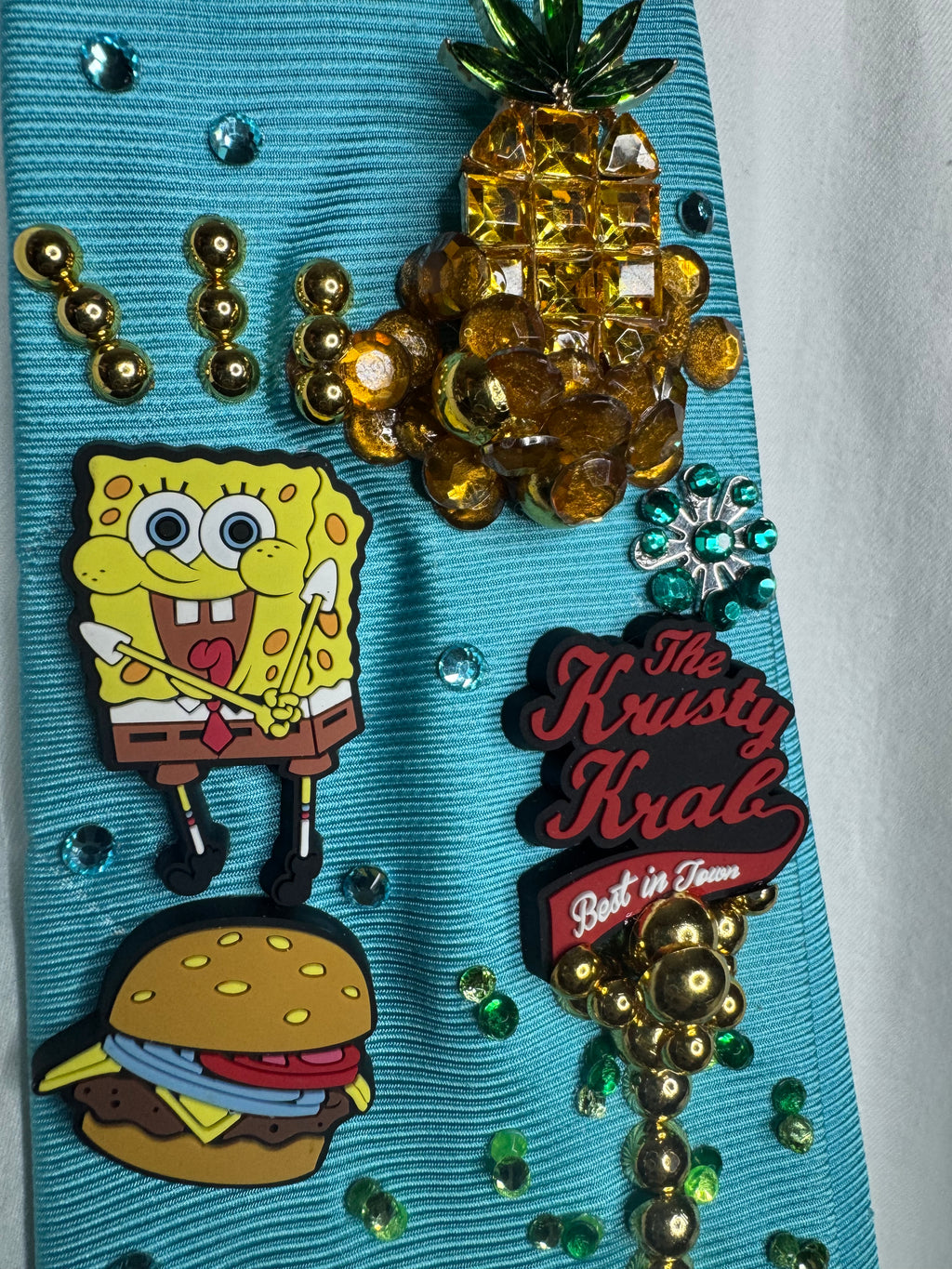 Coral Blue Jackpot at Krusty Krabs Episode Ultimate Spongebob Tie