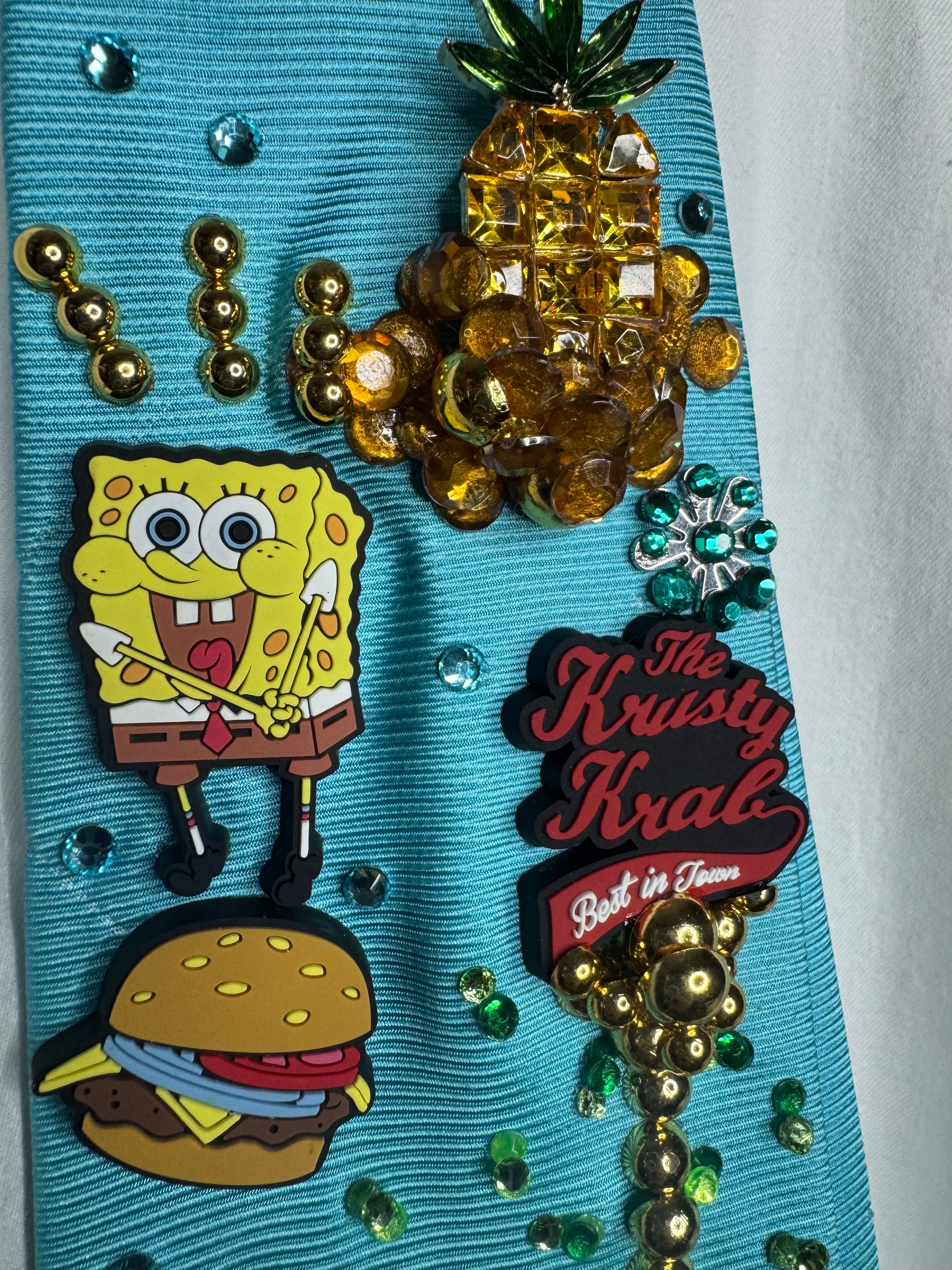 Coral Blue Jackpot at Krusty Krabs Episode Ultimate Spongebob Tie